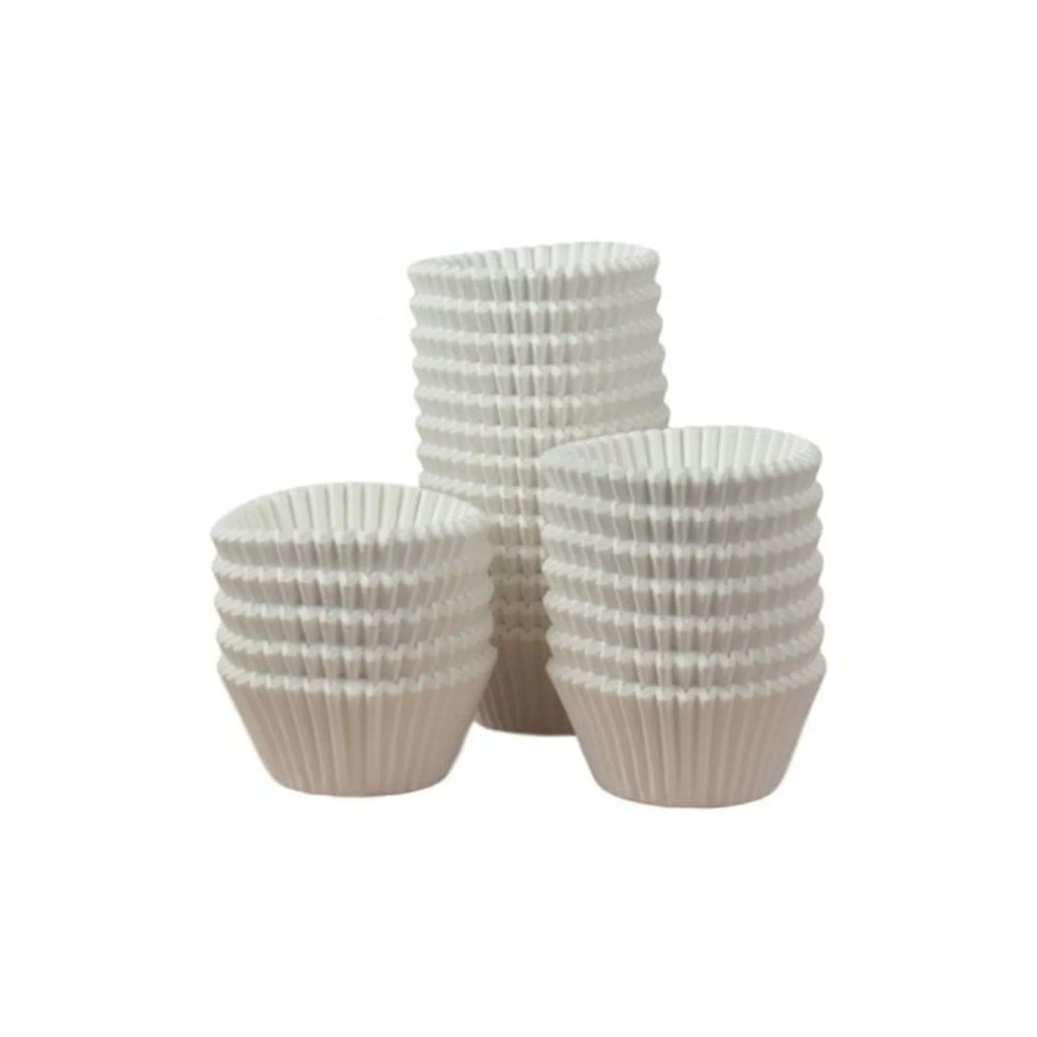 Doric White Muffin Cases 50PK