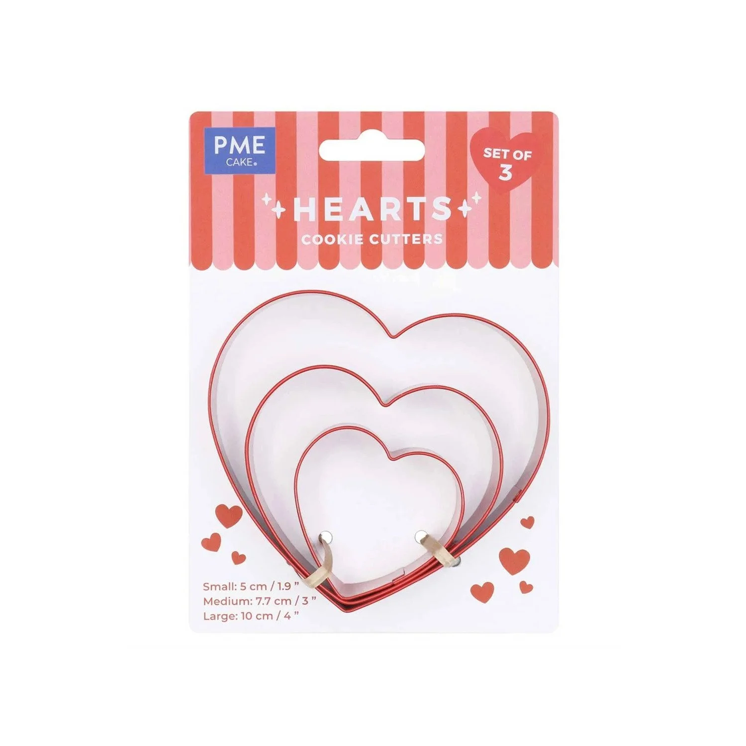 PME Heart Cookie Cutter Set of 3