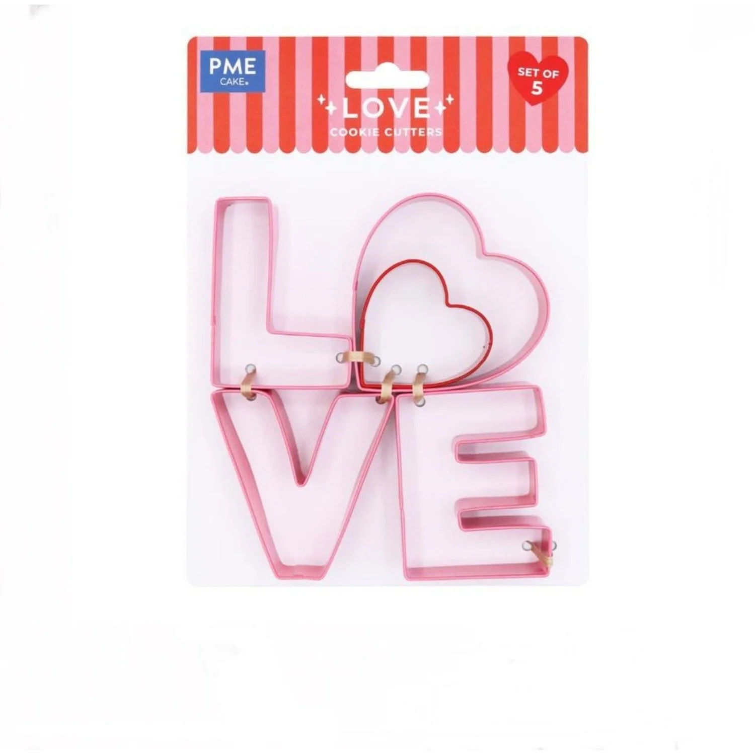 PME Love Cookie Cutter Set of 5