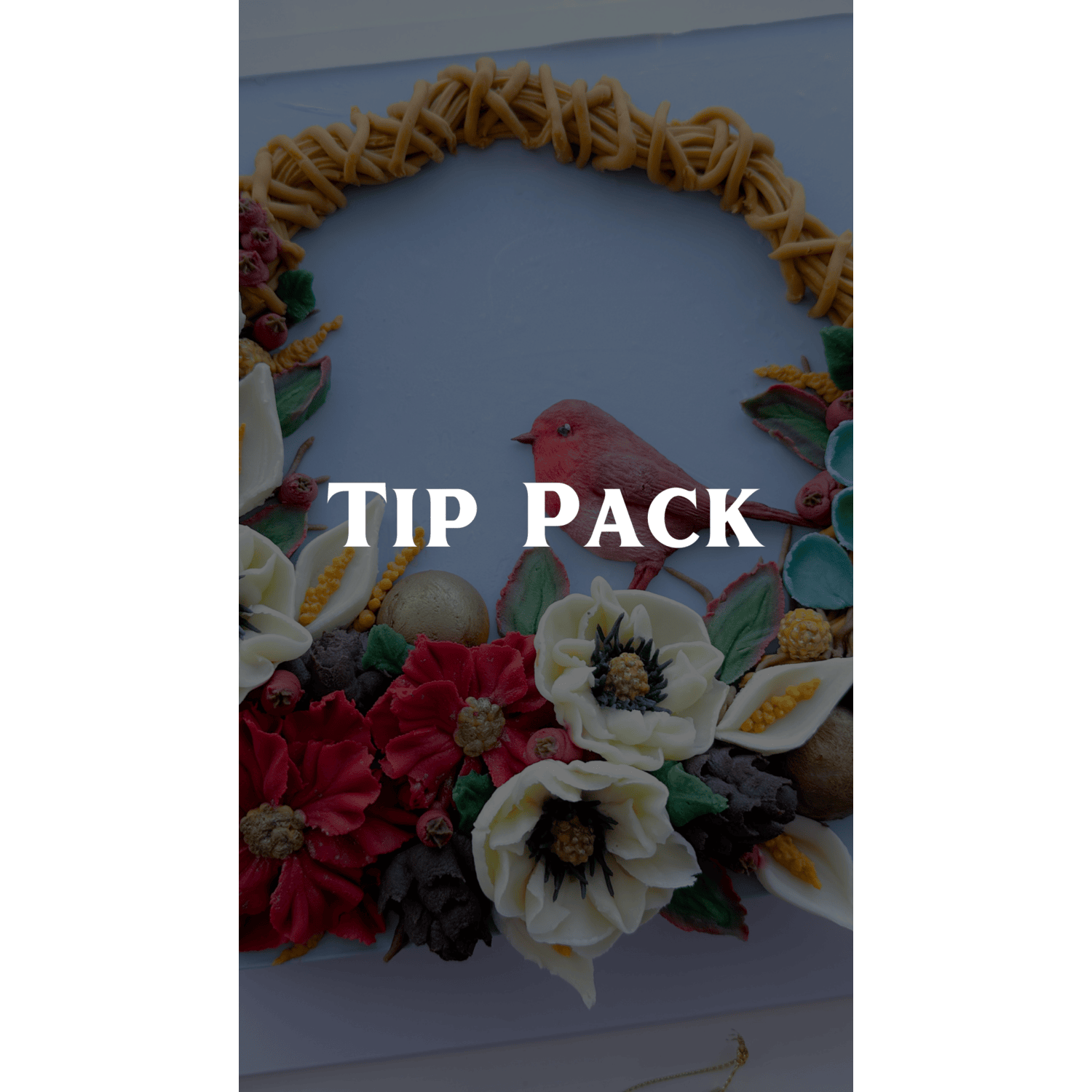 Christmas Floral Brownie Wreath Tutorial- Tip Pack