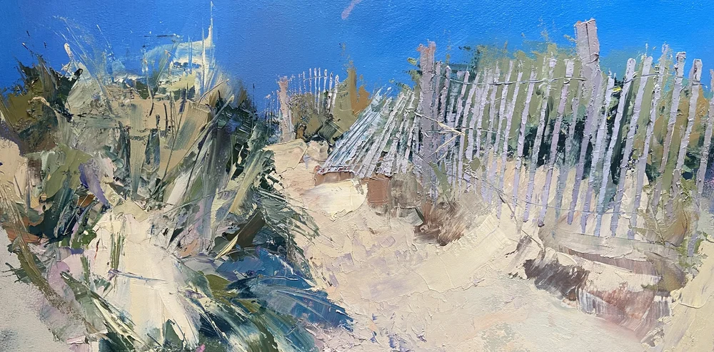 Dunes at Walberswick Beach — Paintings by David Riches