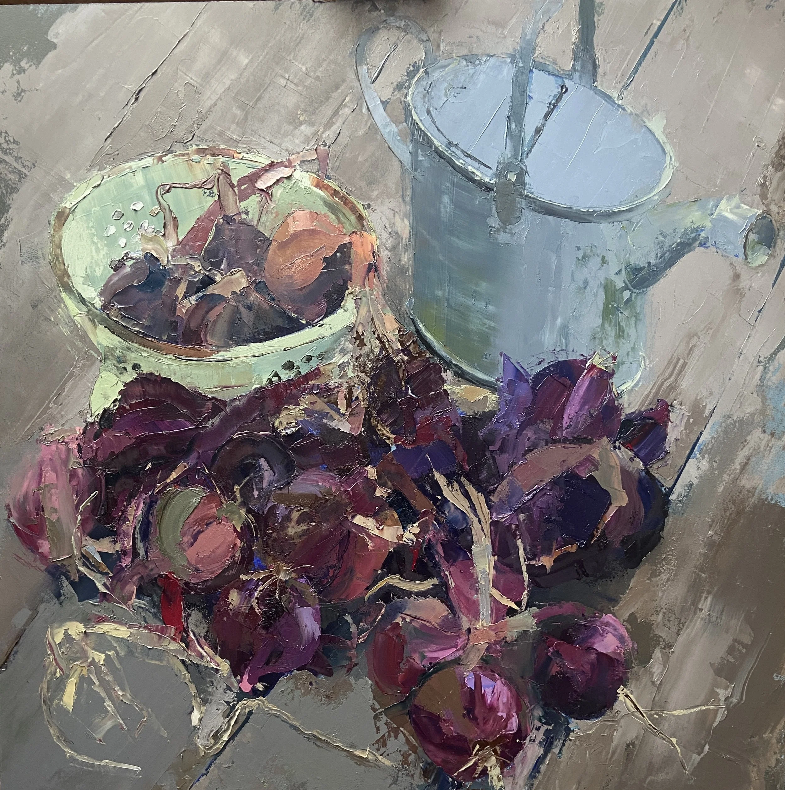 david riches.Red Onions with CollondarJPG.JPG