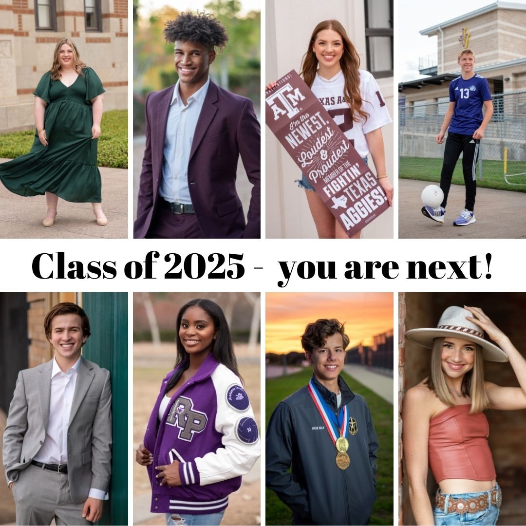 Class of 2025 - we are now taking reservations for senior portraits! 😱🎓🥳 If you are interested in having me take your senior portraits ANYTIME during your senior year, now is the time to reach out. ​​​​​​​​
​​​​​​​​
We don't schedule the exact dat