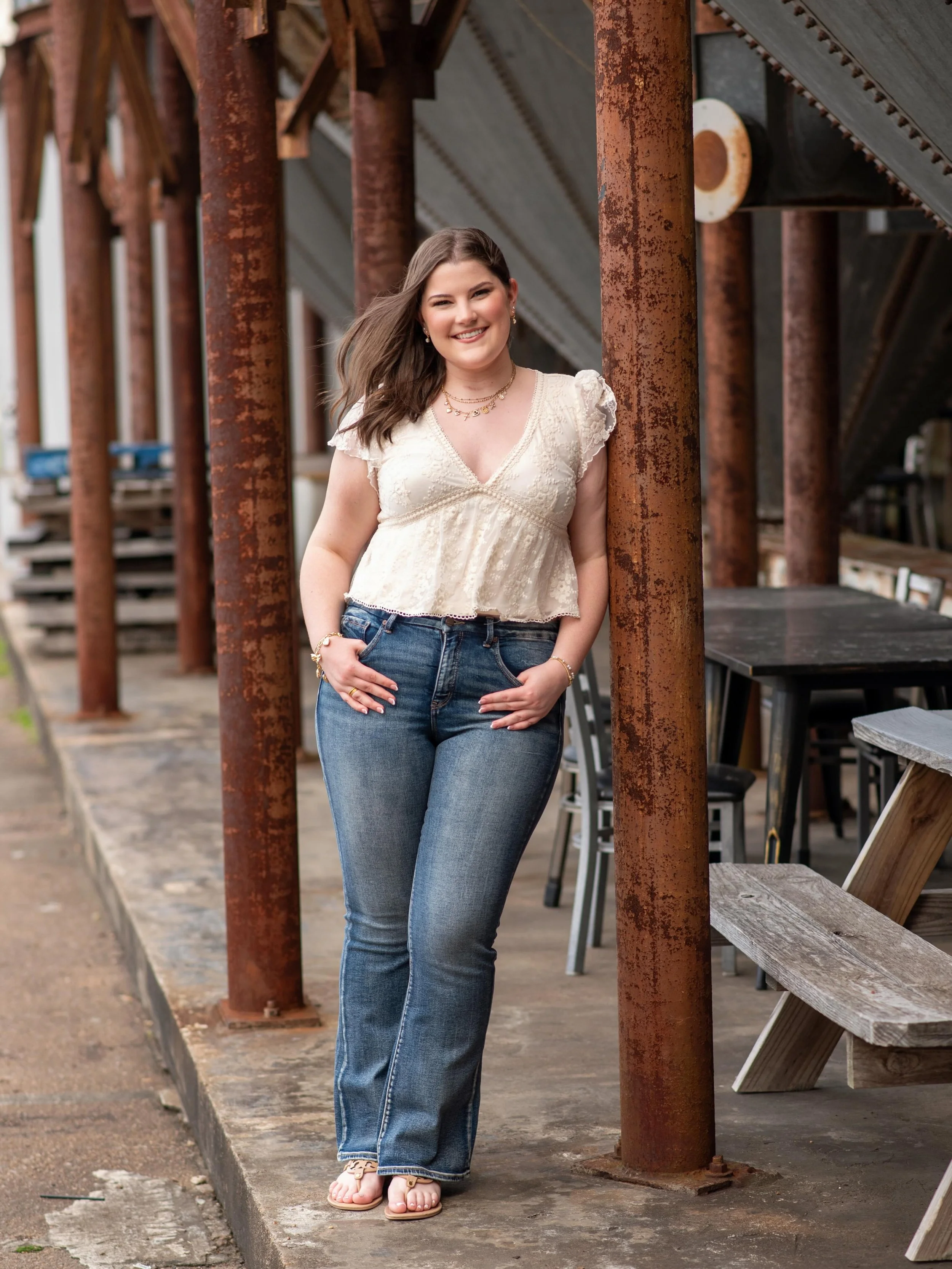 Request for some "Classic Katy" and beautiful natural locations -  we got you covered! We had a lovely time with Emily and her mom Kelly at her senior session day. It was a little windy by we used that to our benefit - love the wind in the 