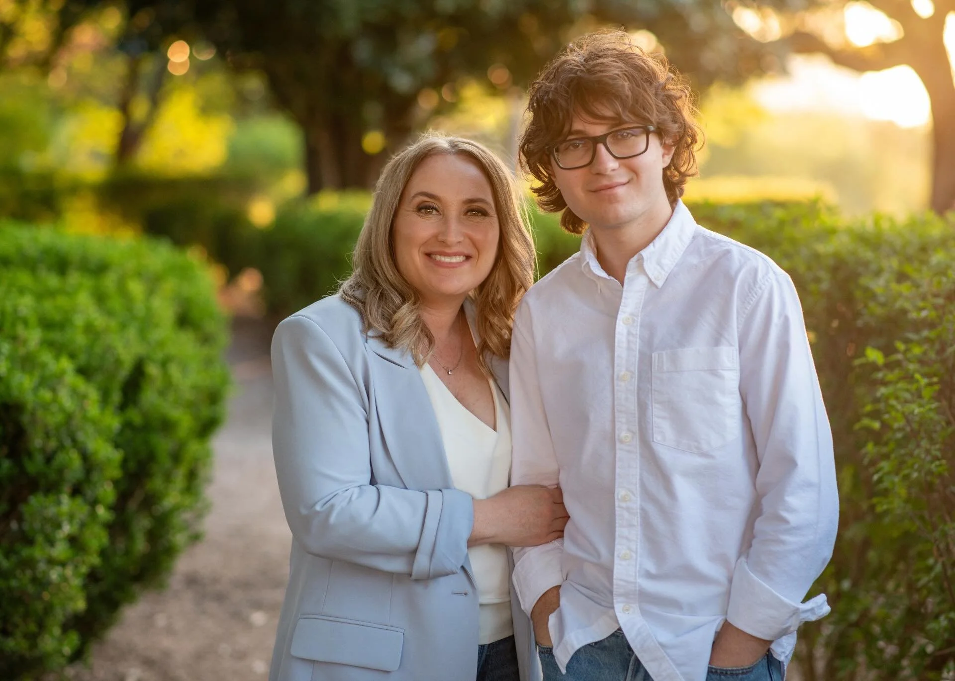From pre-school to senior year in a blink of an eye! Long days, short years - that is how it feels. A few years ago, I started recommending to my senior clients that we photograph the entire family at the senior session. And honestly, it is my favori