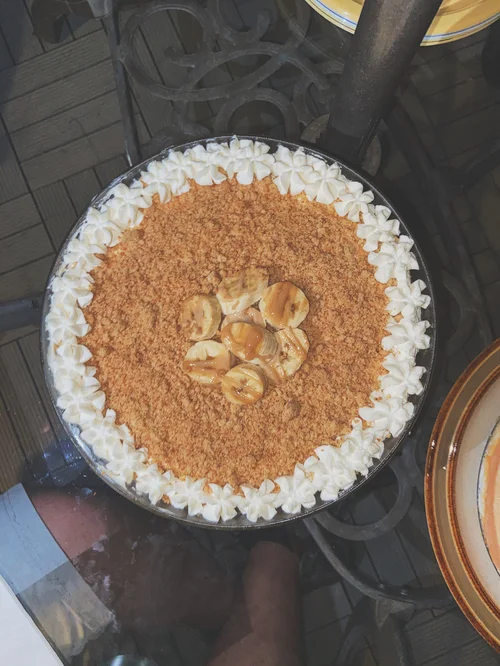 Bagatelle aux bananes et dulce de leche (banoffee)