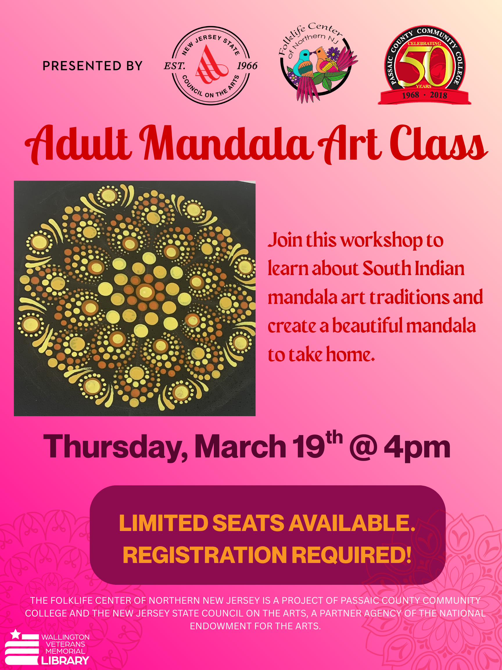 Adults Mandala Art Class