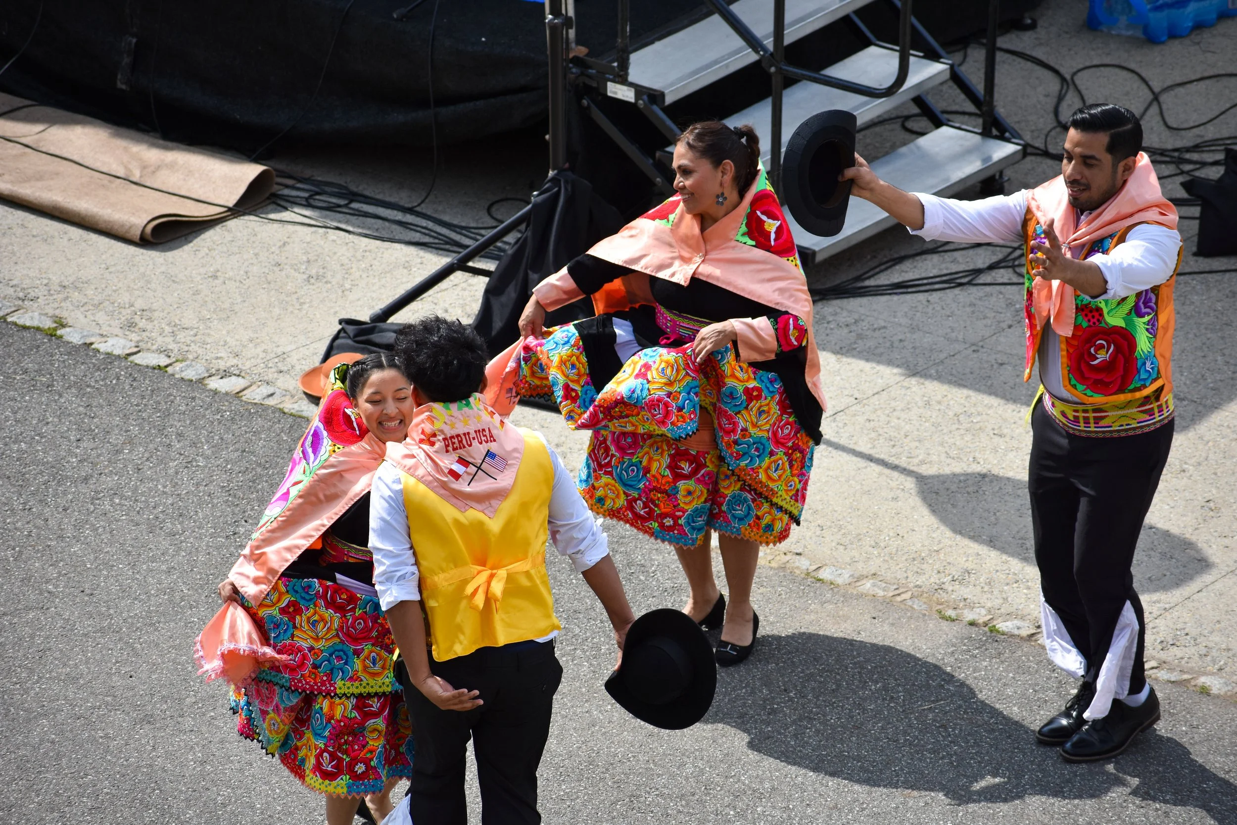 Peruvian dancers led by Rosa Carhuallanqui
| Photograph by Jonathan Cañas