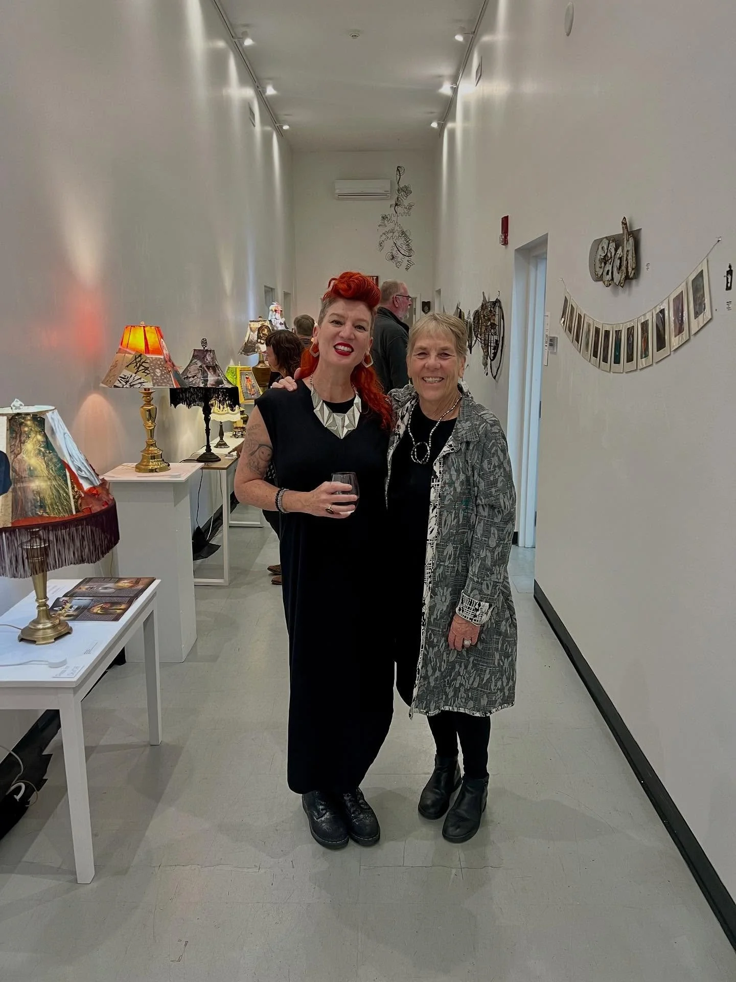 We had an illuminating evening celebrating the powerful new works of Justine Crosby and Margot Stage at The Commons, 46 Bradford Street, Provincetown. Both exhibitions are on view through October 26 — don’t miss this inspiring showcase of