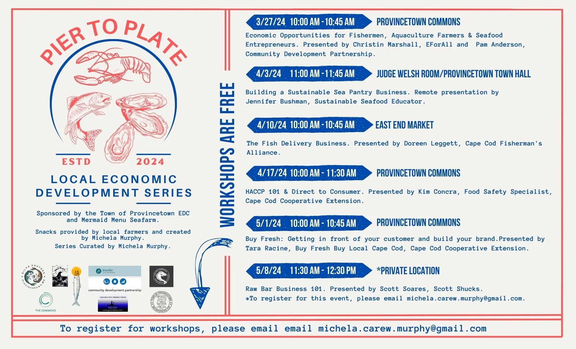 UPCOMING HAPPENINGS — The Commons
