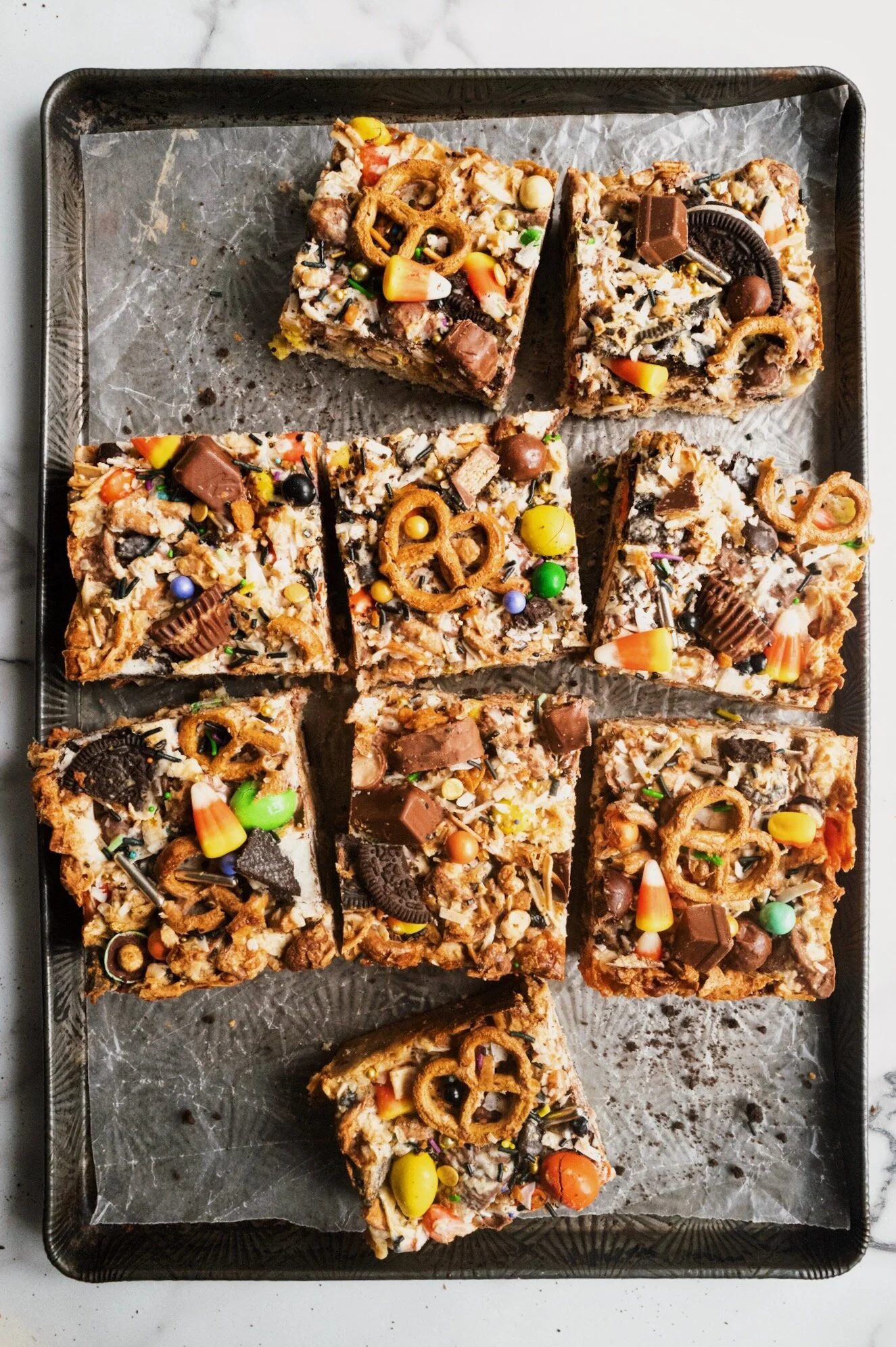 Fun-Size Candy Magic Bars — Jase Kingsland-Shim