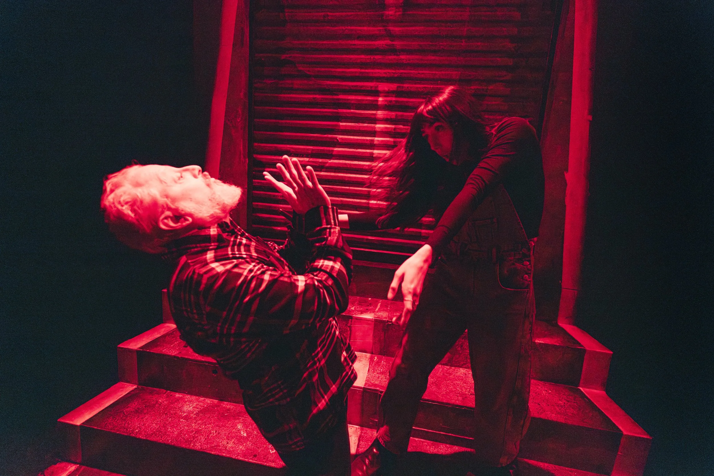 "Racecar Racecar Racecar" Artists Repertory Theatre (photo by Philip J. Hatton)