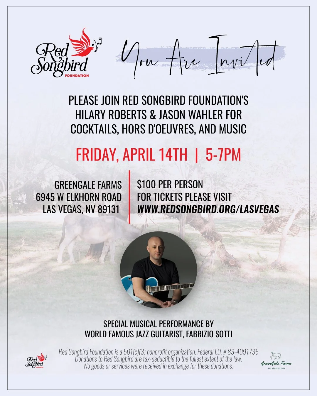 Ticket | Las Vegas Event - Friday April 14th