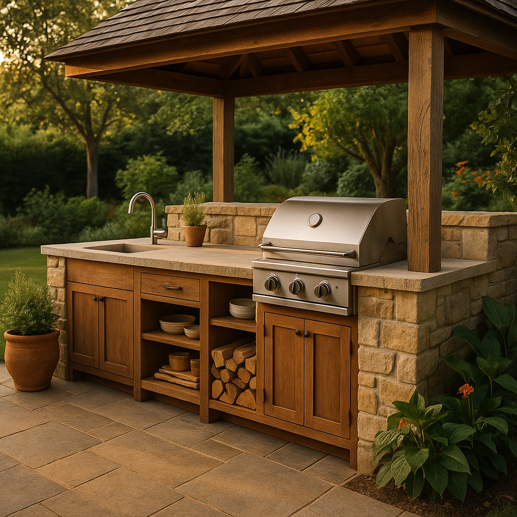 Udekøkken inspiration der forvandler din have til et gourmetparadis