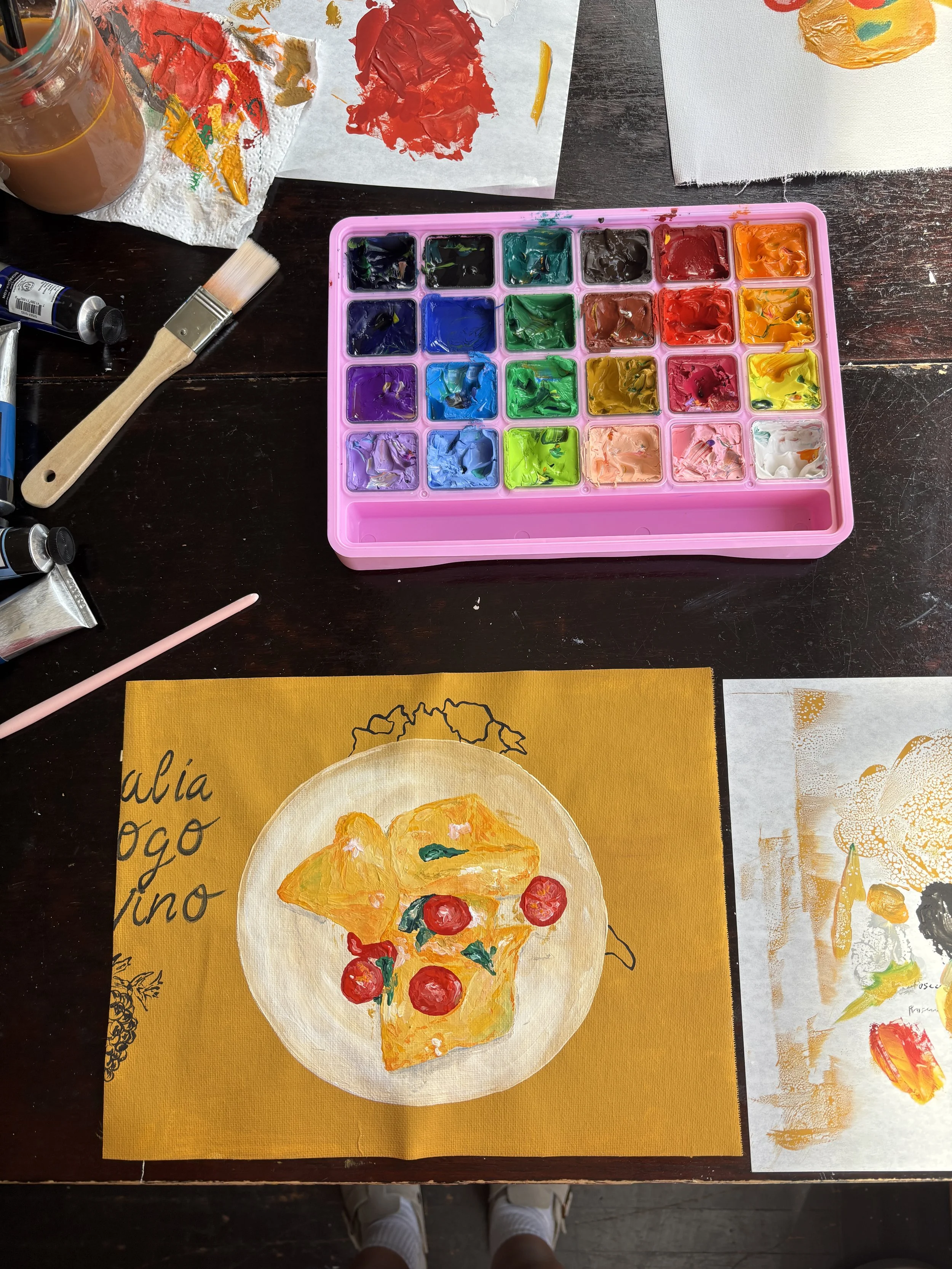 I am obsessed with Gouache paint
