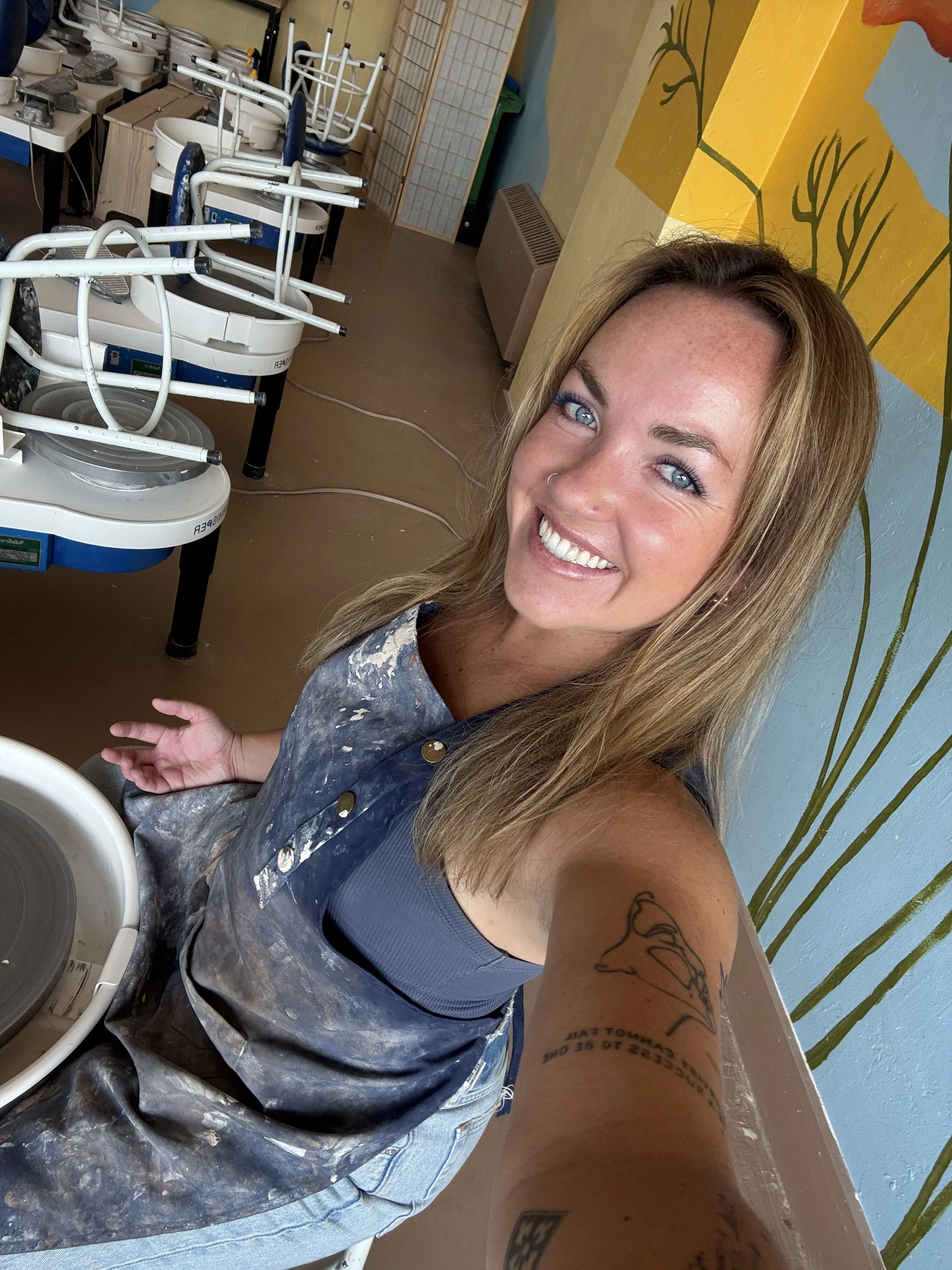 First week at the ceramics studio. New hyperfixation unlocked