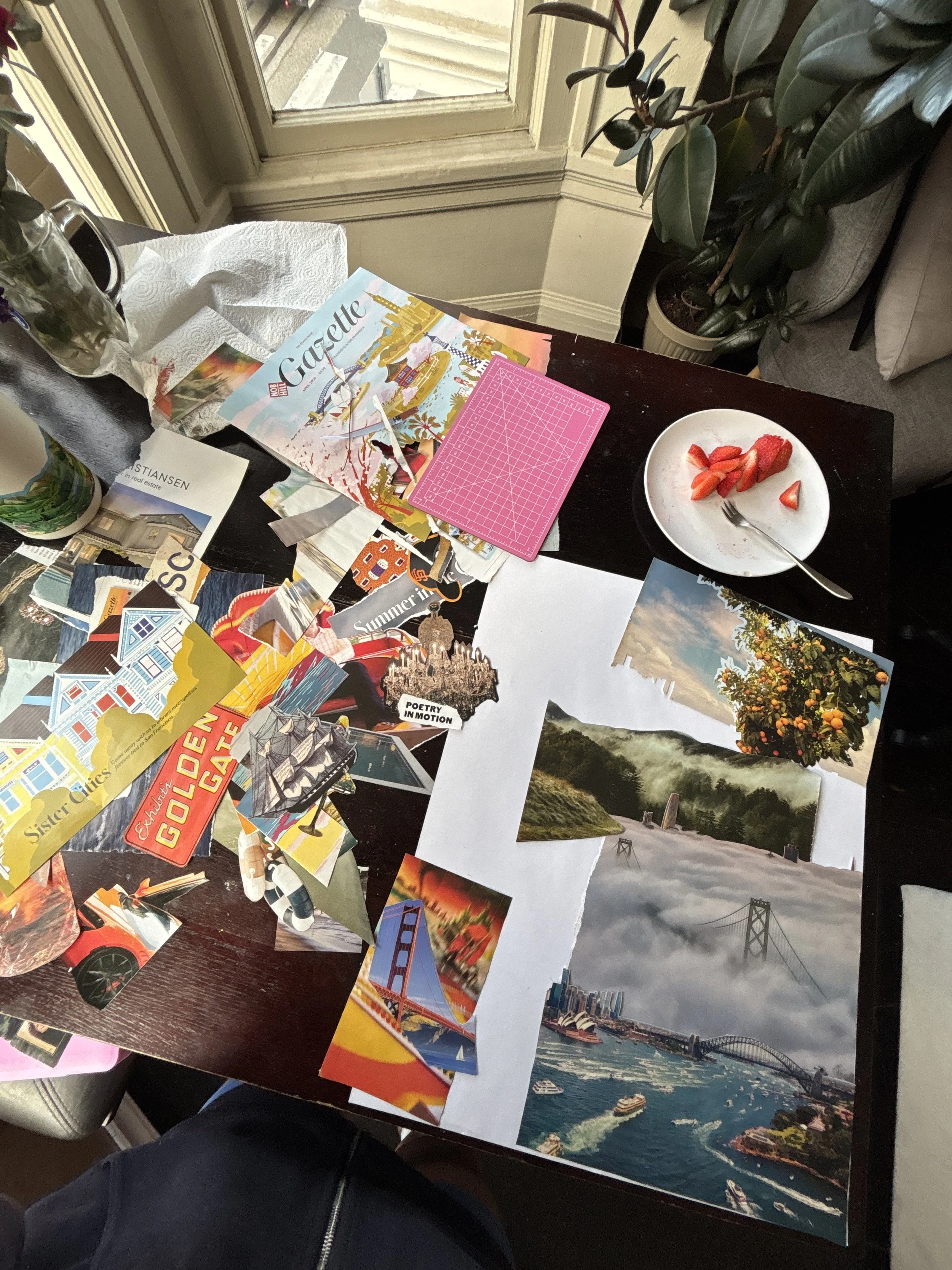 Collage work-in-progress