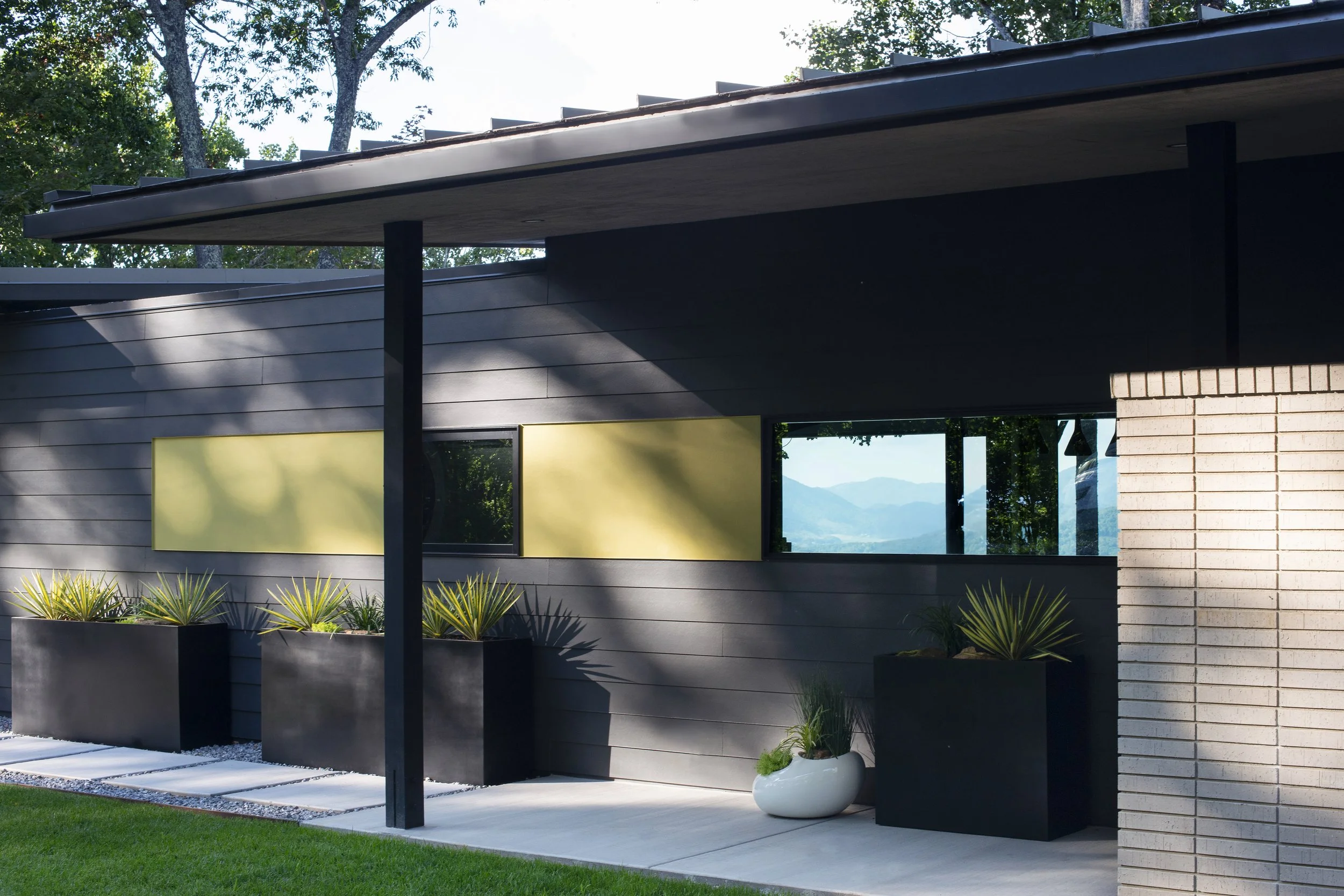 Modern single level mountain home