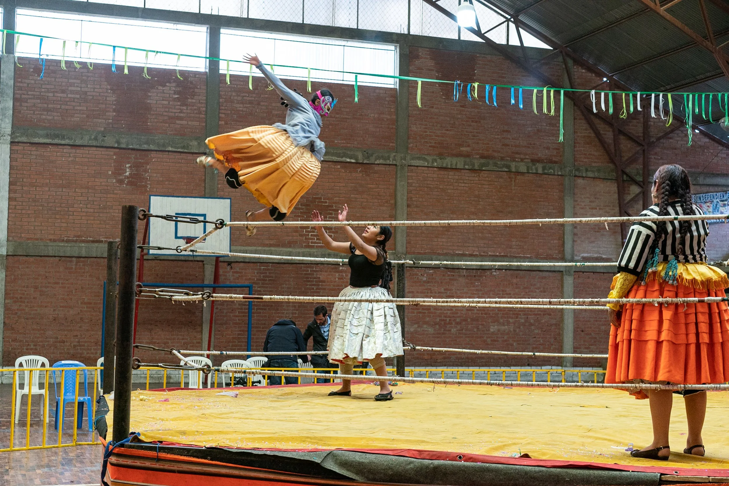 Cholitas Luchadoras in La Paz 3