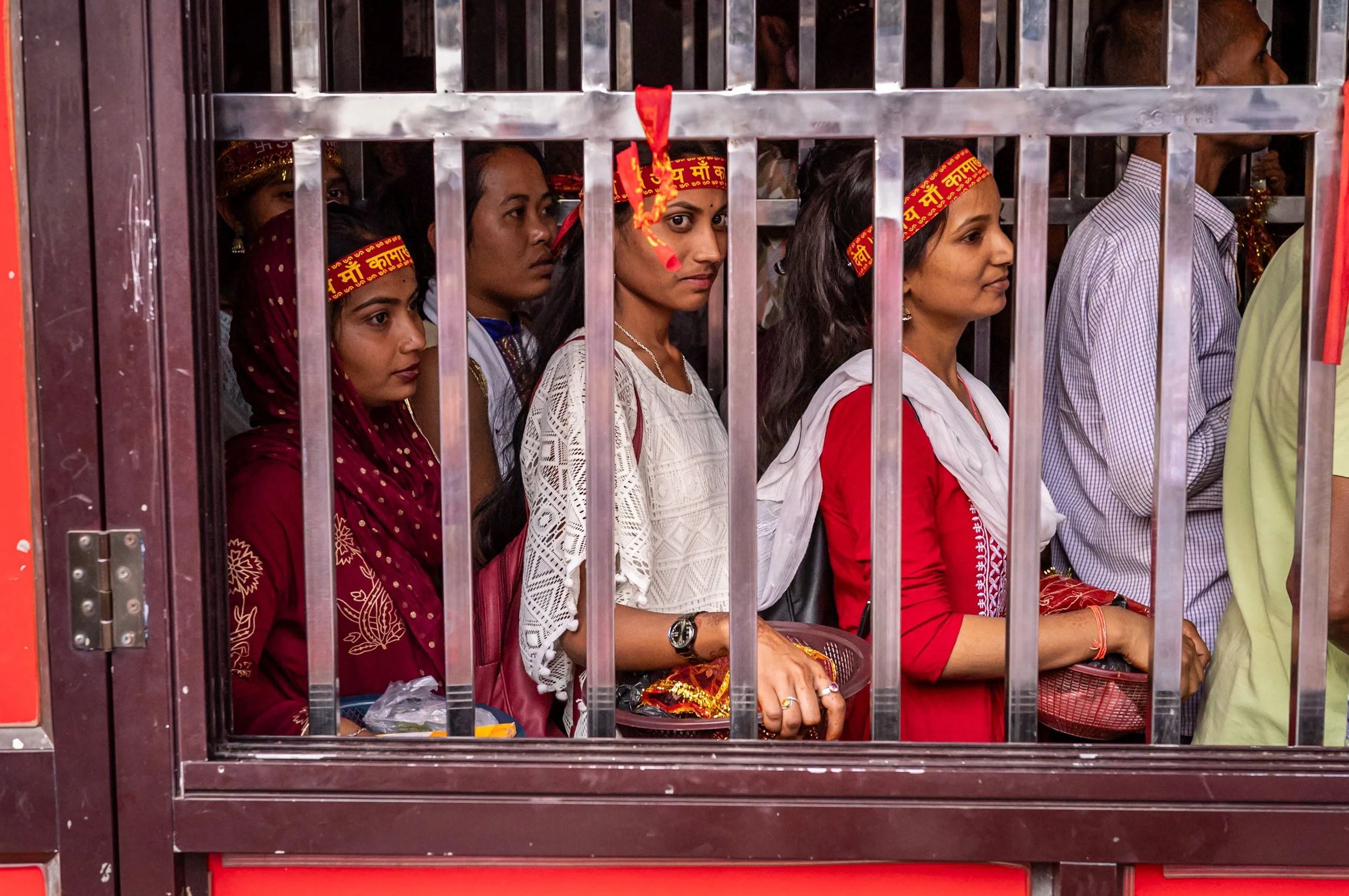 Devotees queuing in Guwahati Kamakhaya temple