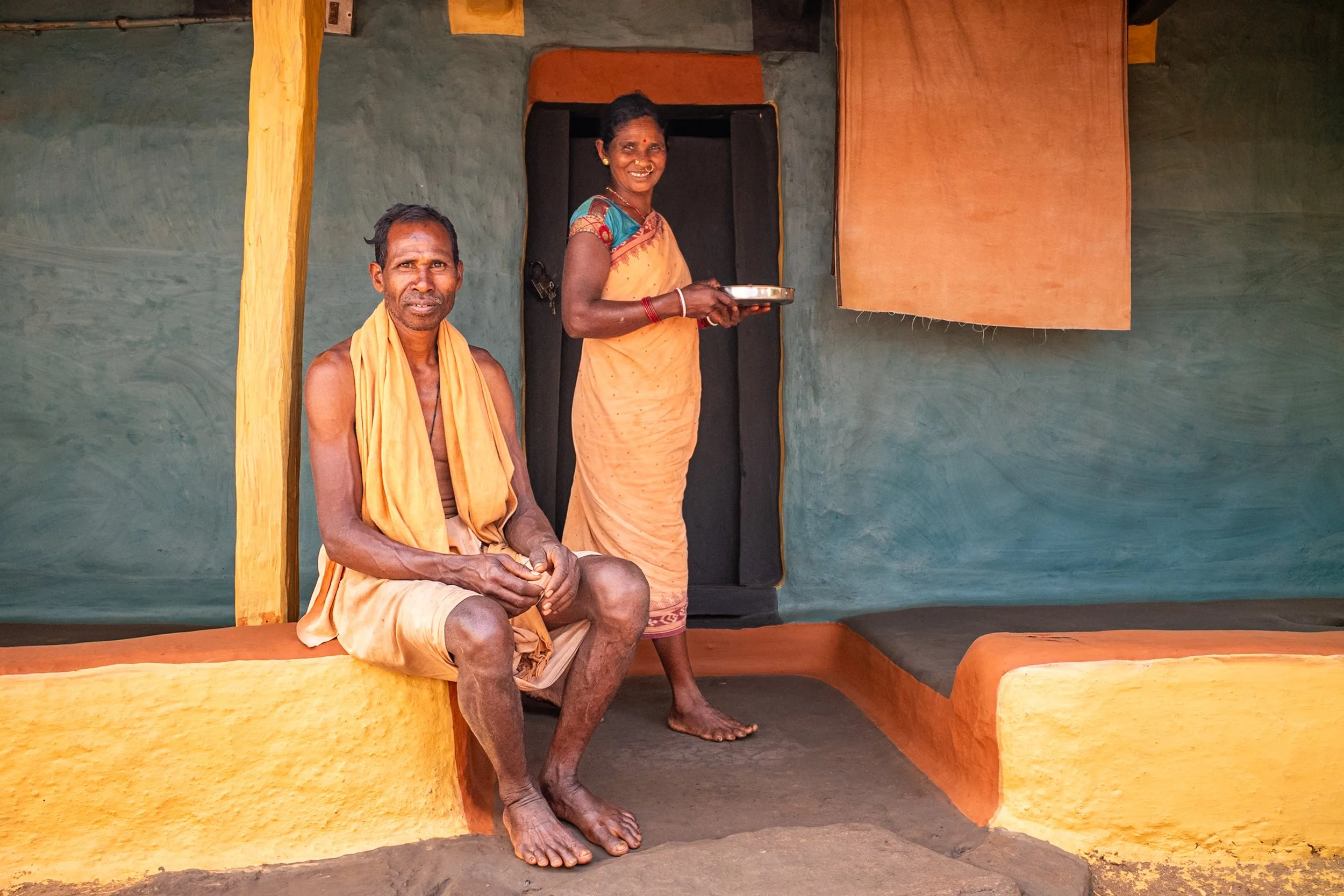 Portrait of couple on Odisha