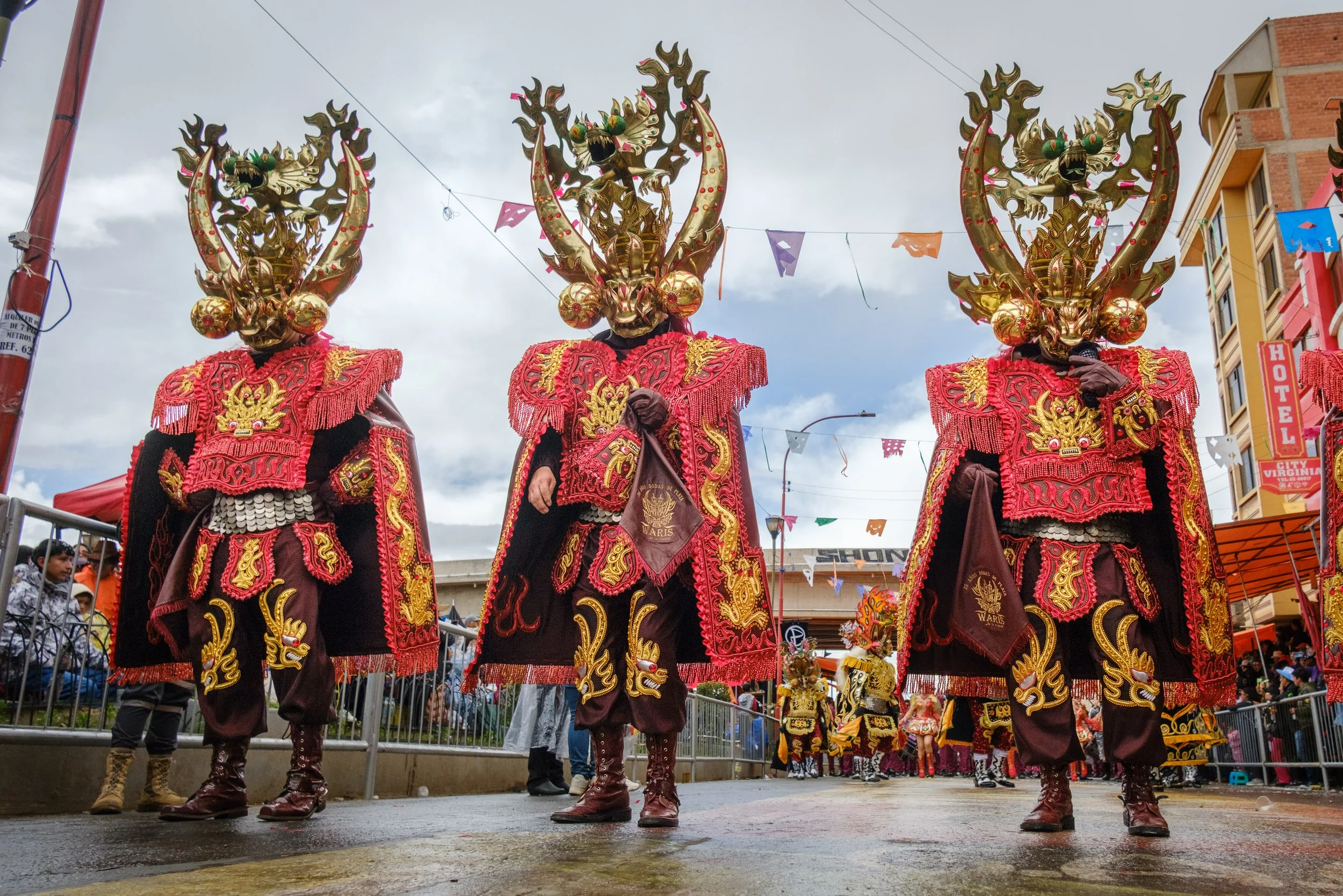 Waris Diablos during the Peregrinación