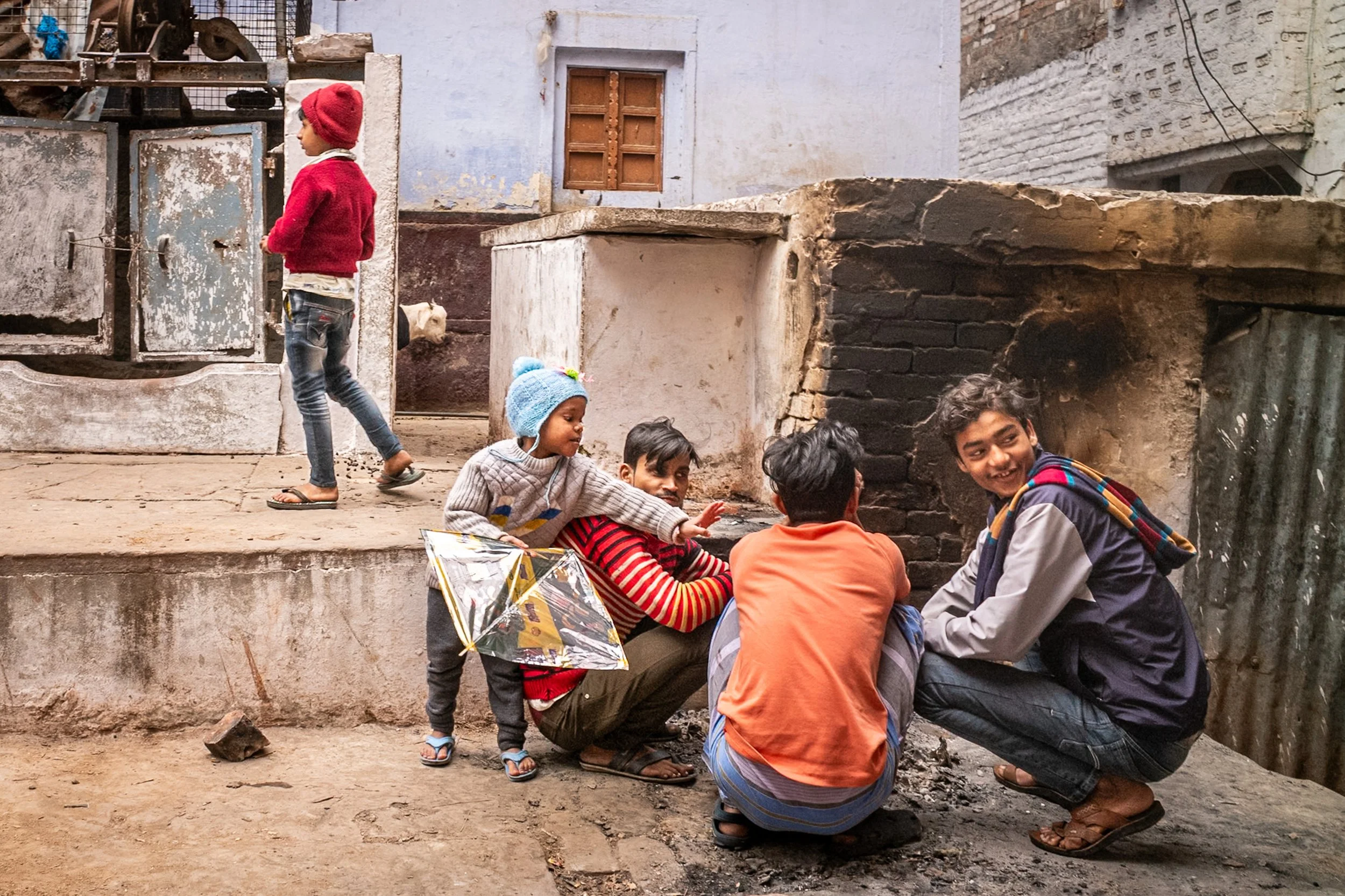 Boys and children in Varanasi