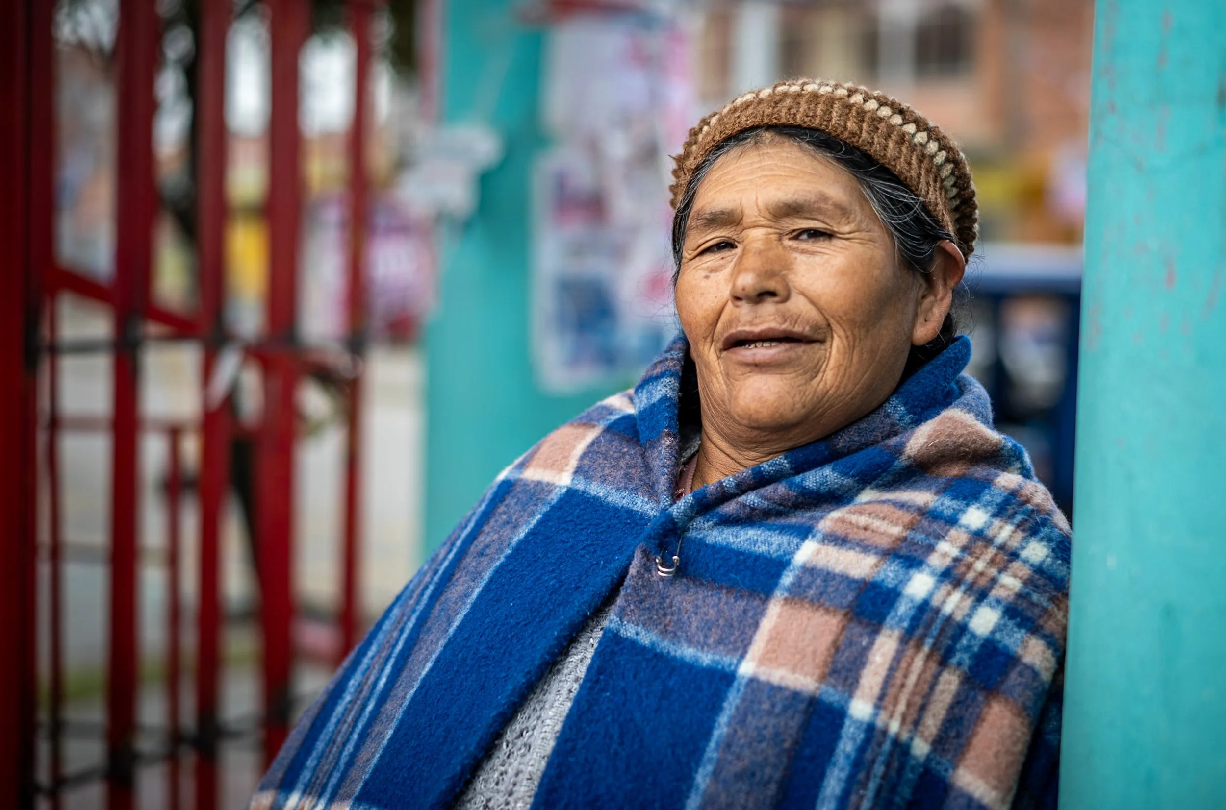 Portrait of cholita in La Paz