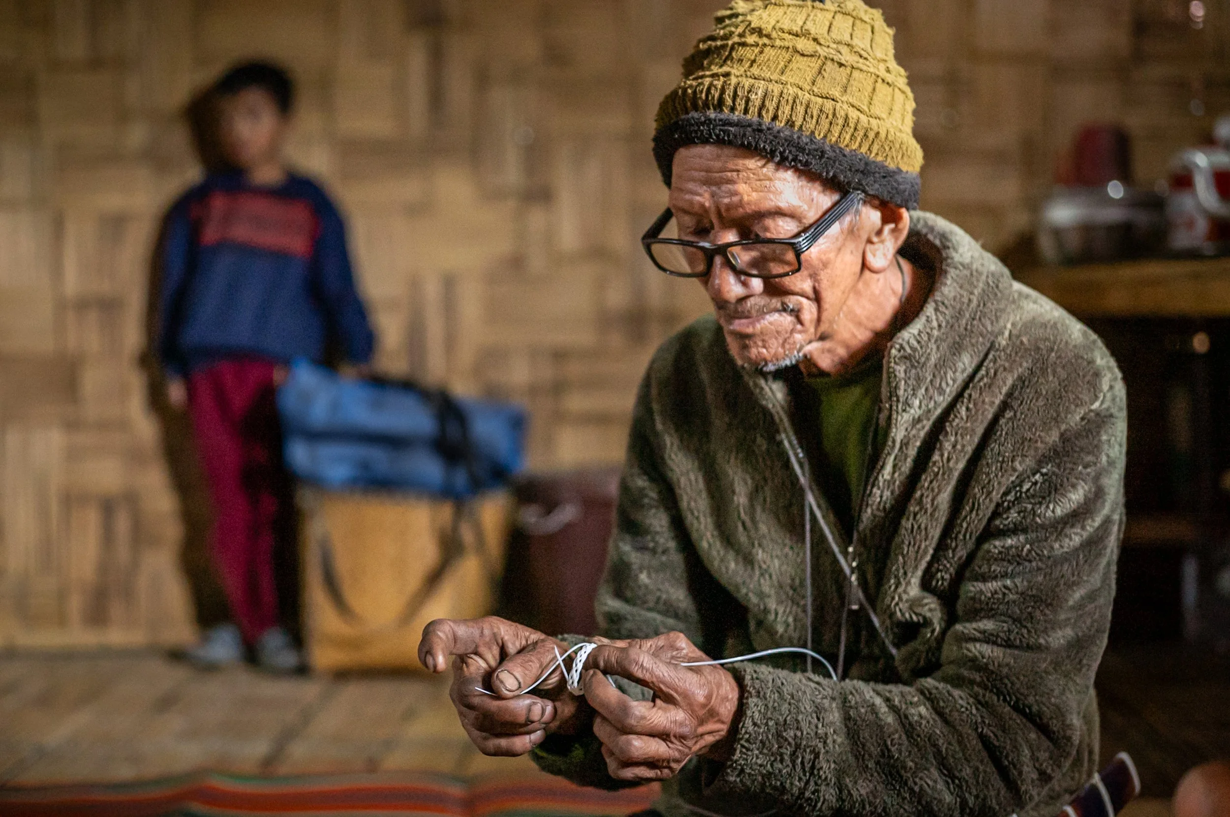 Portrait of Apatani craftsman