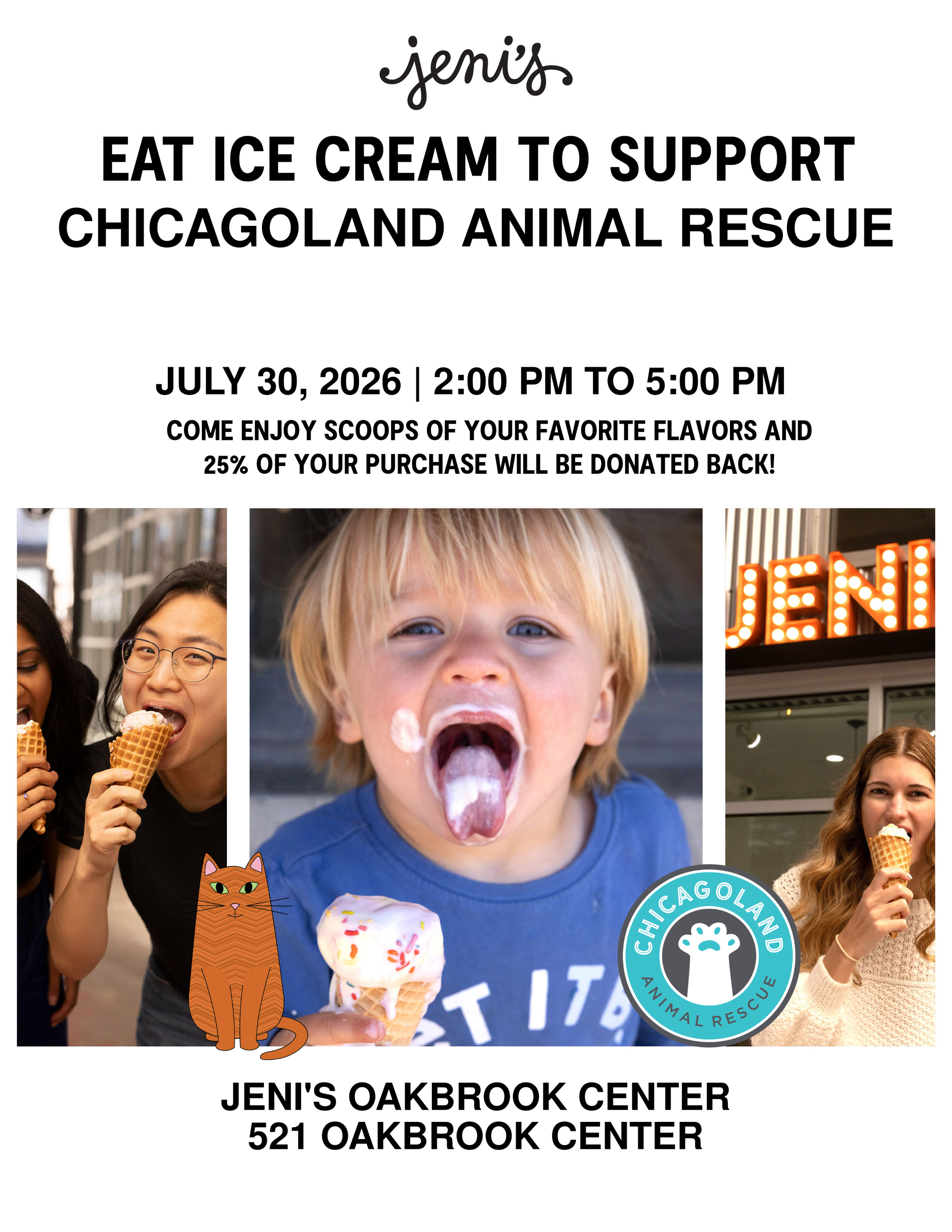 Jeni’s Ice Cream Fundraiser