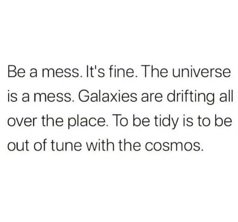 It’s okay to be a mess 💜