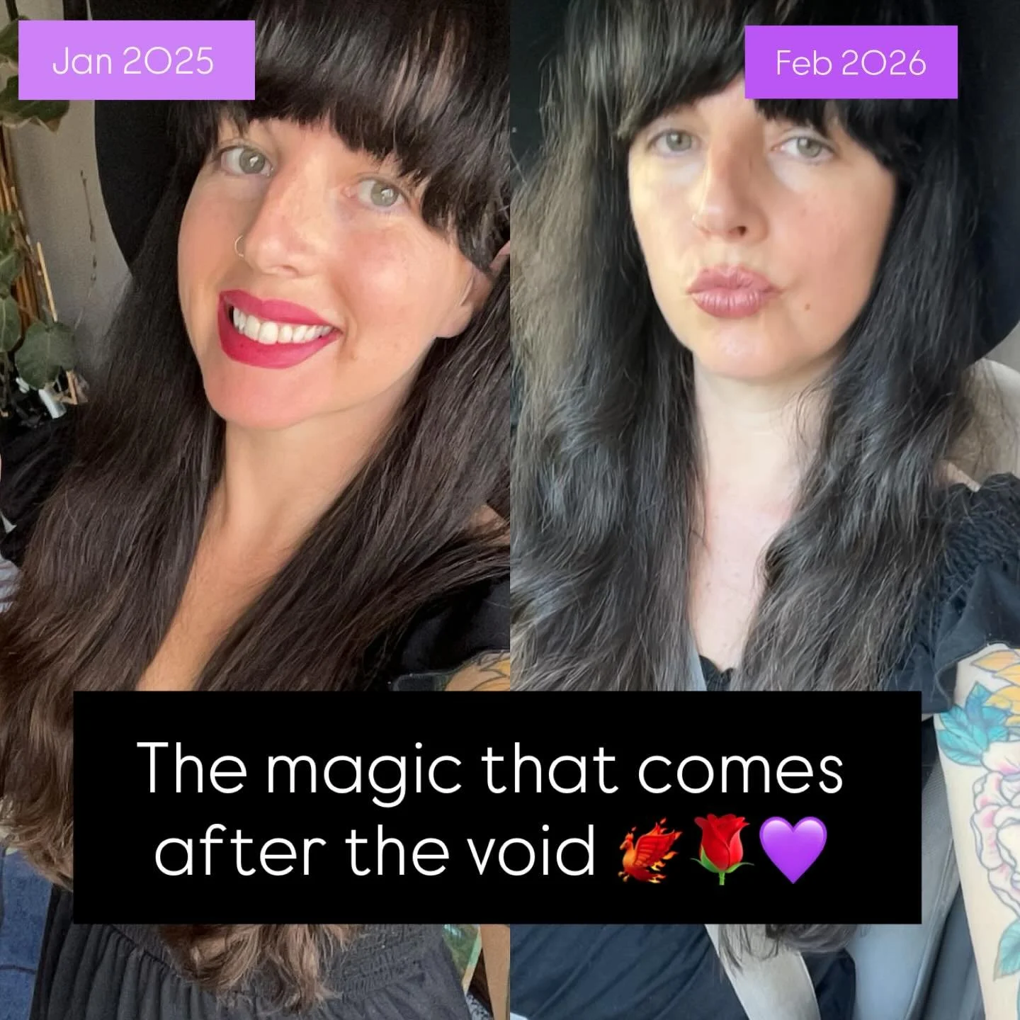 2025 almost destroyed me 🖤

But my entire life changed when I did this (embraced the magic of the void) 

I unexpectedly lost my main source of income, &amp; had to come back to my hometown because I couldn&rsquo;t find a job in San Diego 

Then for