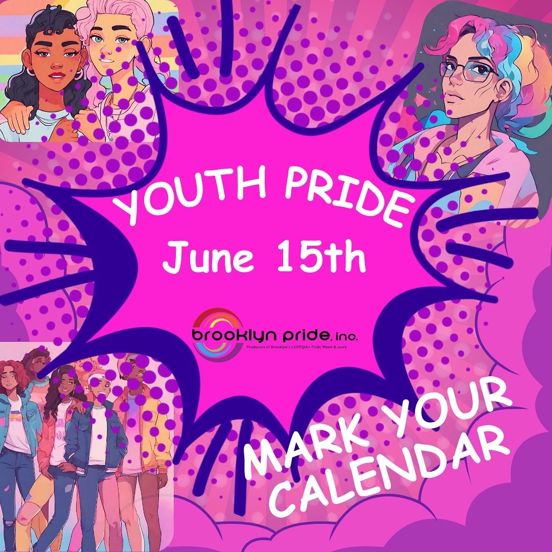 3rd Annual Brooklyn Youth Pride is in the works. This event is for our LGBTQIA teens/allies to have their own celebration for Pride.  Save the Date - June 15th.  More info to come&hellip;.