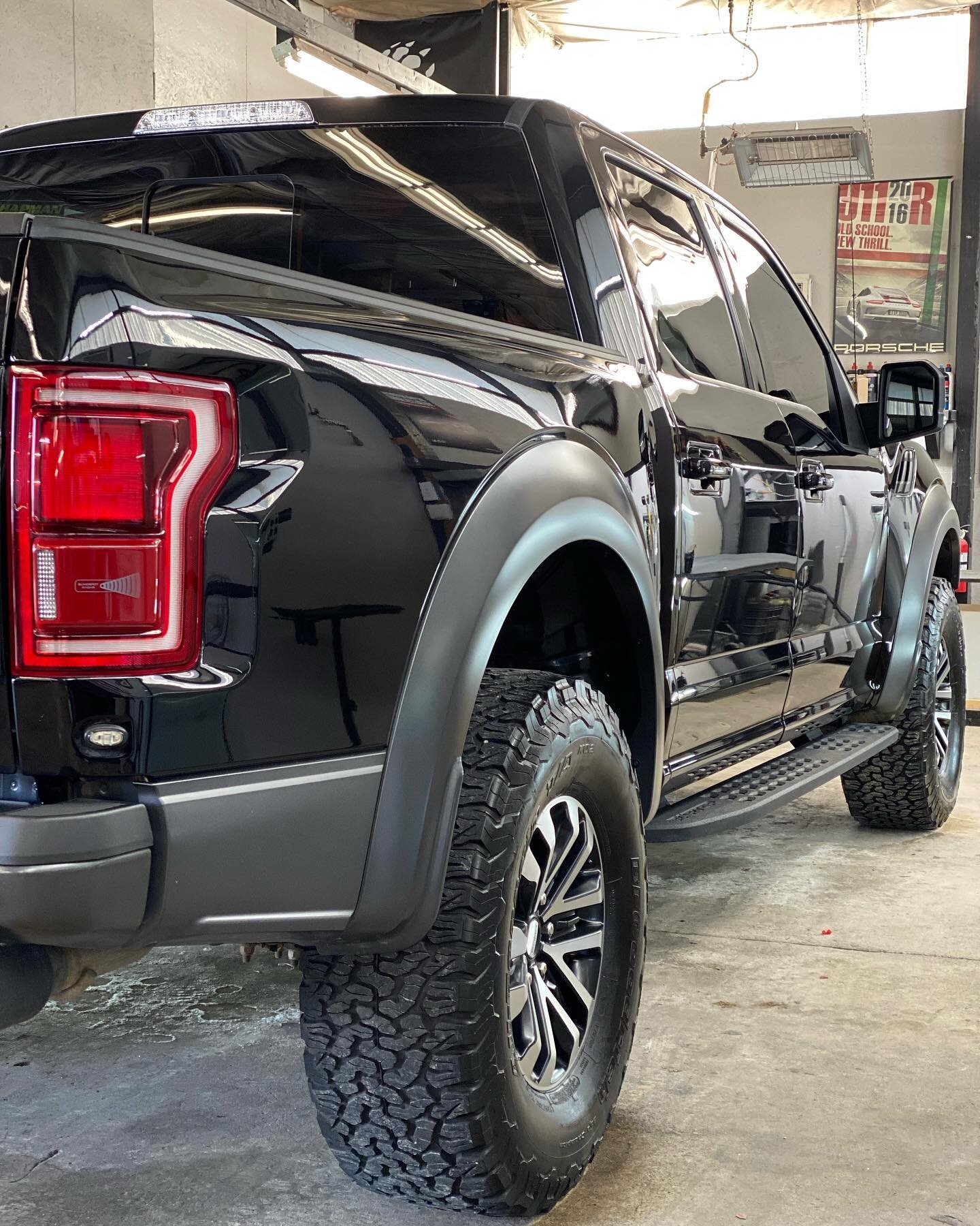 Ford Raptor came by for a level 1 polishing/prep + a coating of @iglcoatings 3-year Quartz+ Graphene-Infused paint coating. The wheels were also sprayed in ECLIPSE Industrial coating. She&rsquo;s now protected with ease of cleaning for years to come,