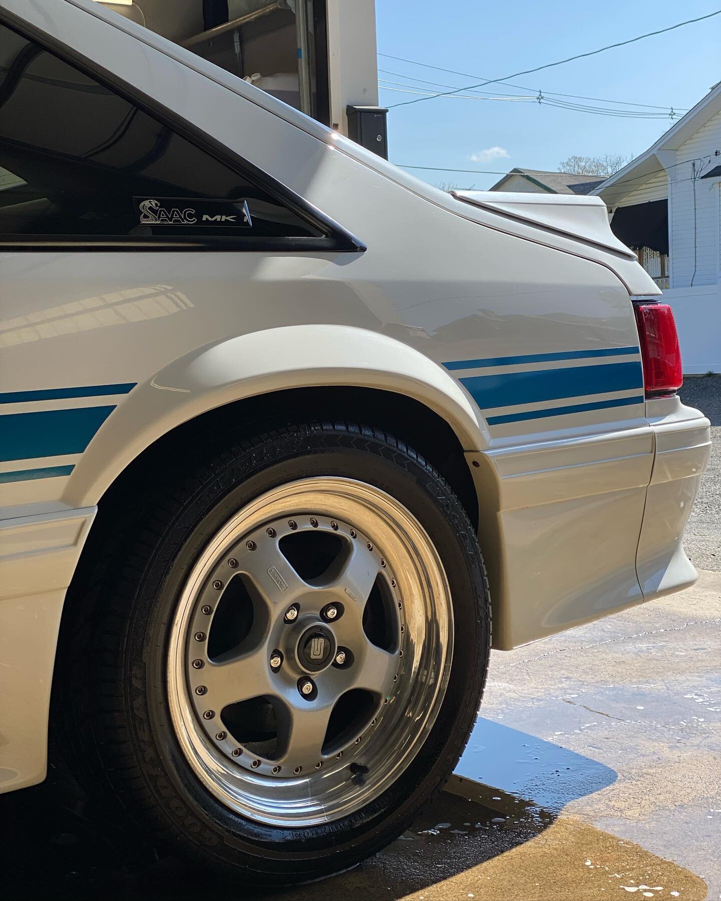 1 of 4 factory supercharged SAAC Foxbodies came by for a light polishing as well as interior detailing, in preparation for the owner to sell. Reach out to schedule your vehicle. 💎 
➖➖➖➖➖➖➖➖➖➖
#detailing #rarecar #polishing #saac #saacmustang #foxbod