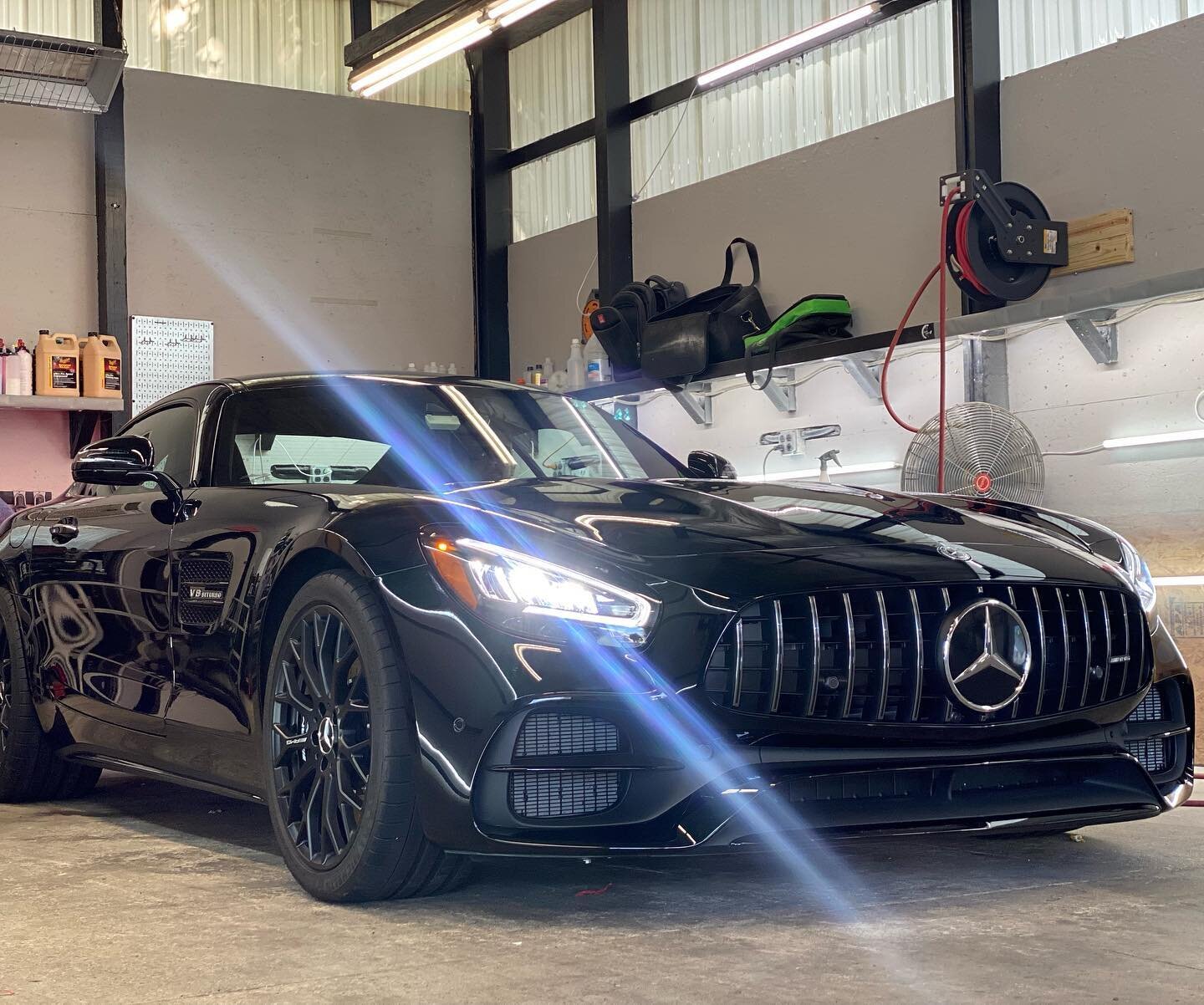 AMG GT - Originally covered in holograms, swirls, a few areas with defects from delivery, touchups at the dealership, etc. All fixed, and improved to the highest level with our - Level 2 Paint Correction, @iglcoatings KENZO 5-Year paint coating insta