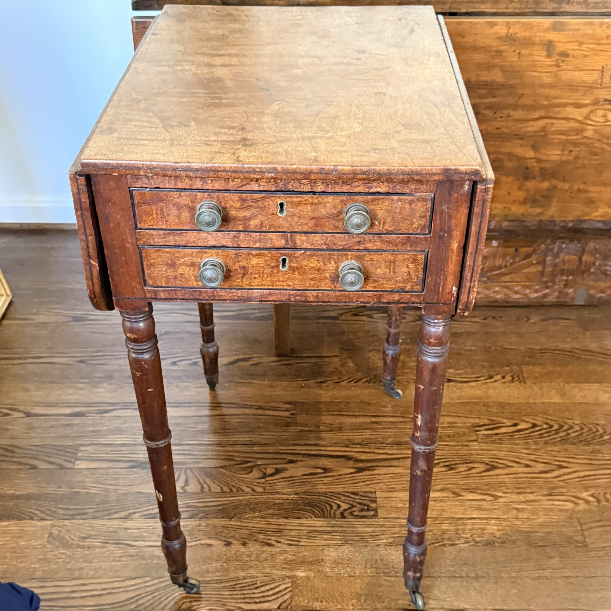 Antique Two Drawer Pembroke