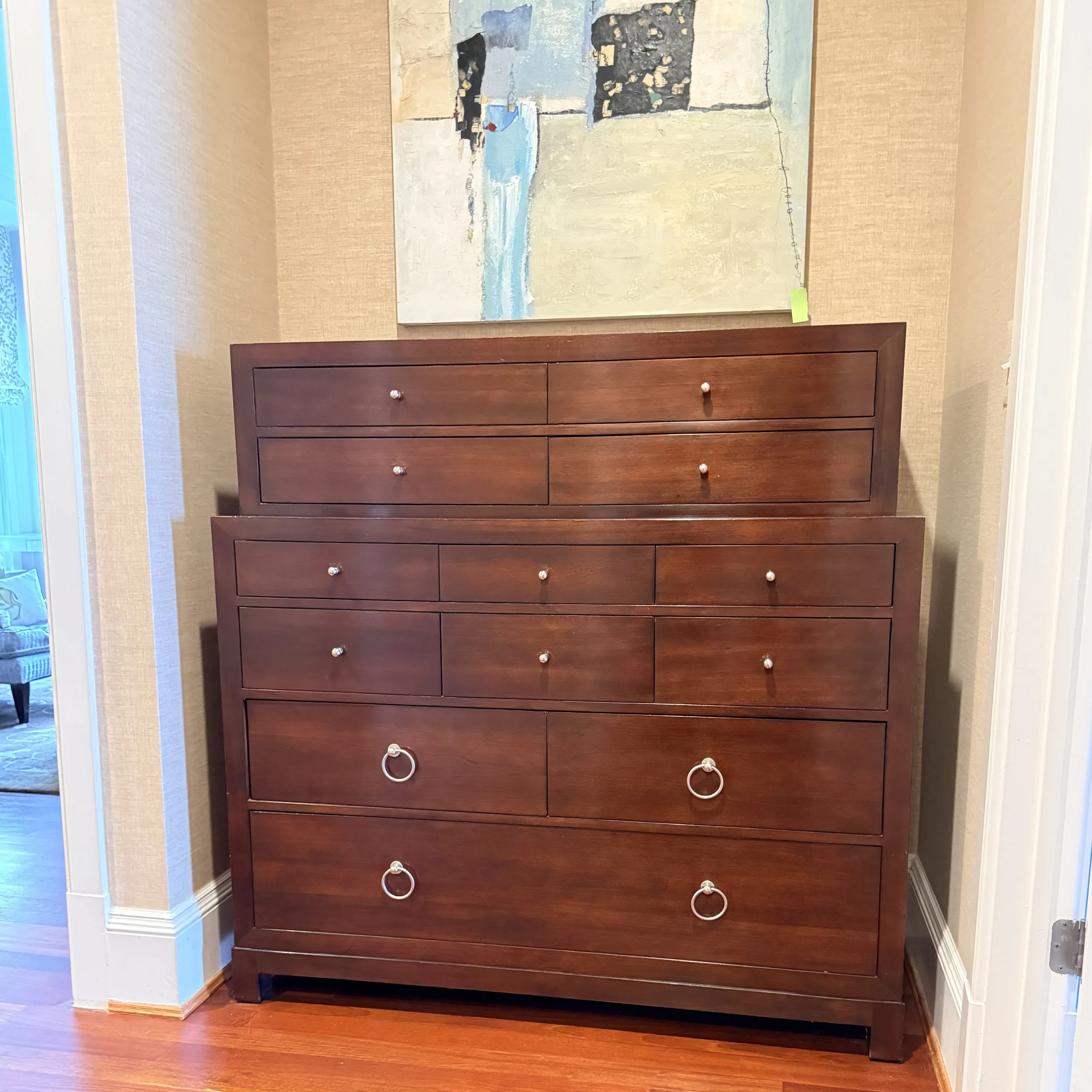 Grand Scale Baker Furniture Mahogany Dresser—TWO available