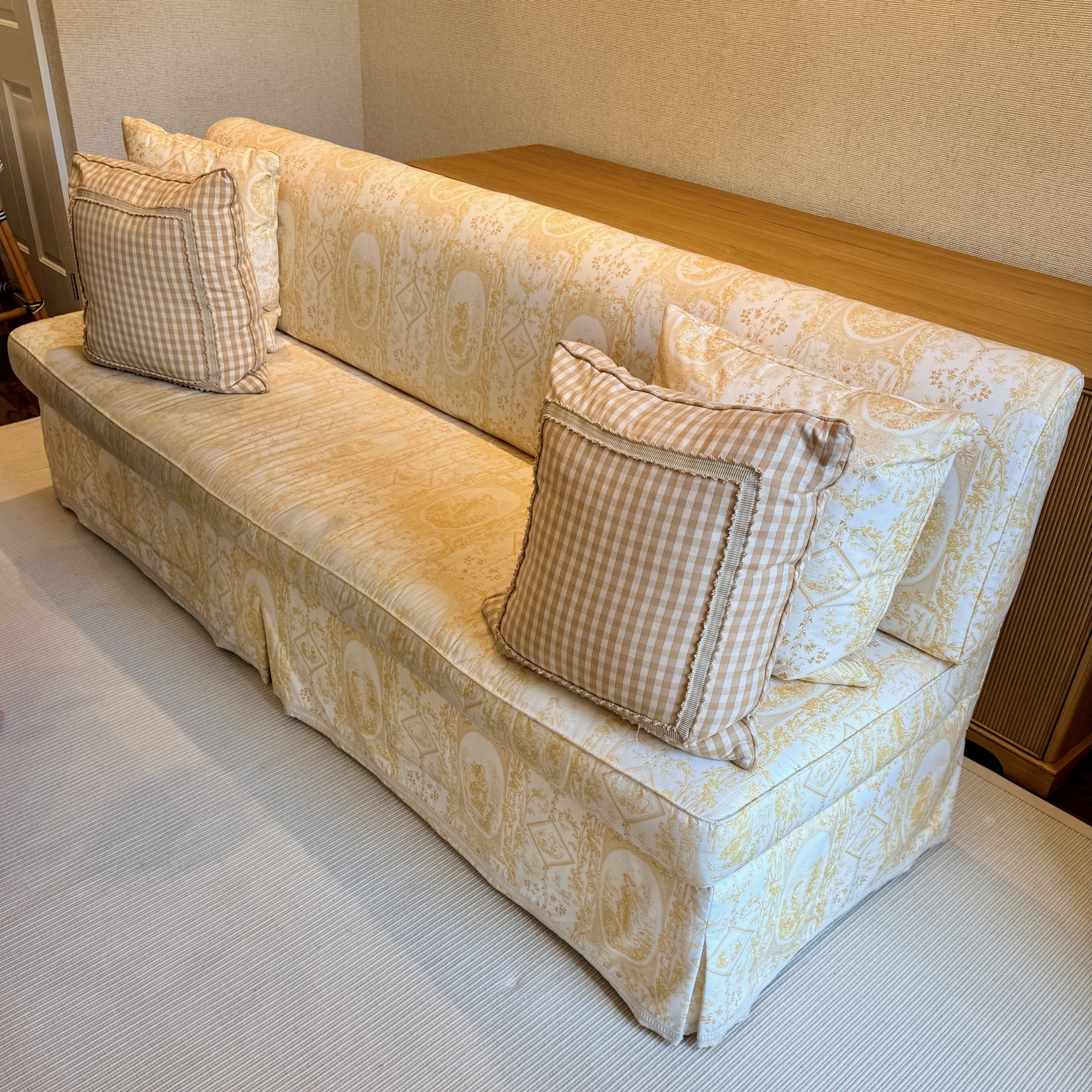 Custom Made Titley & Marr Toile Settee