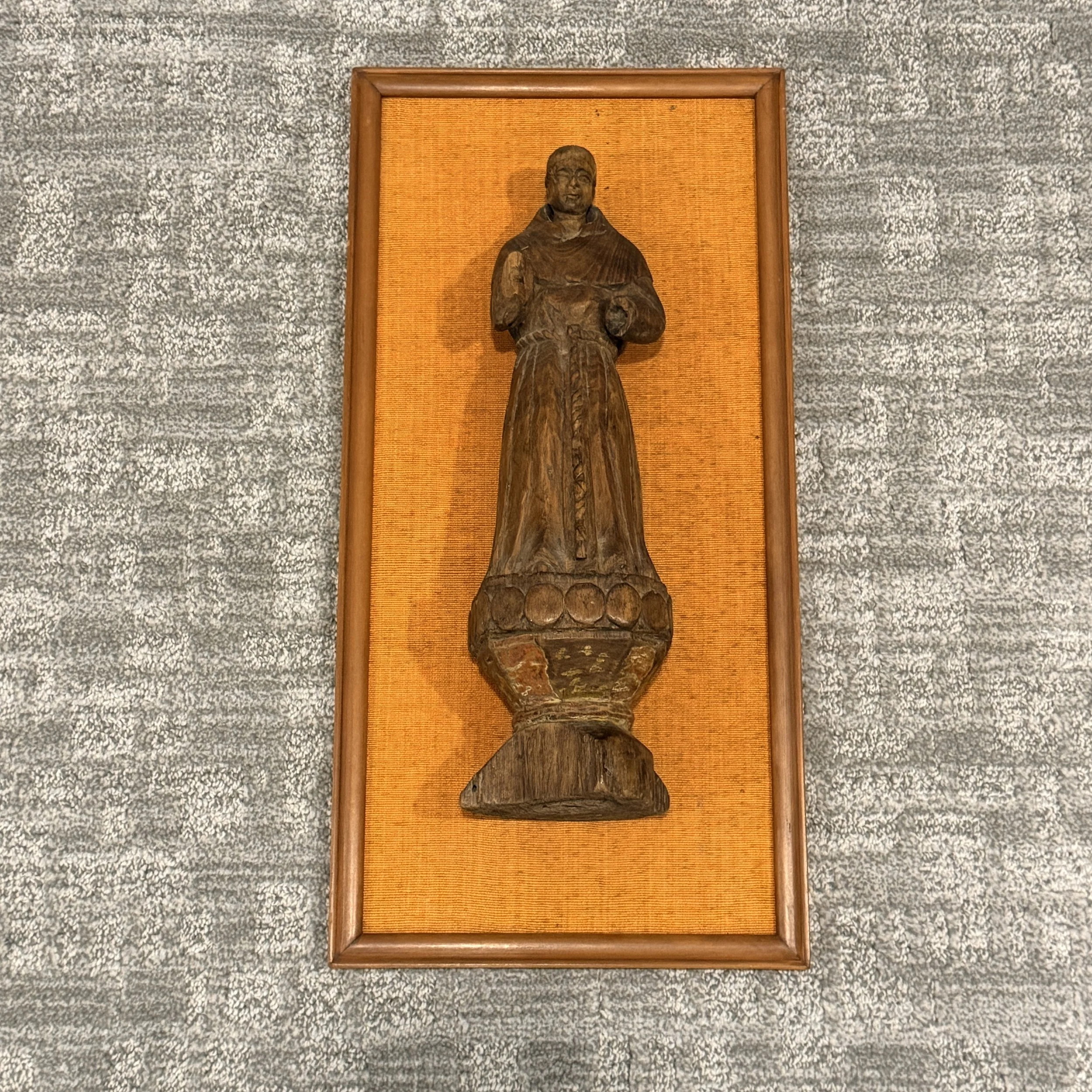 19th Century Spanish Colonial Mounted Santos