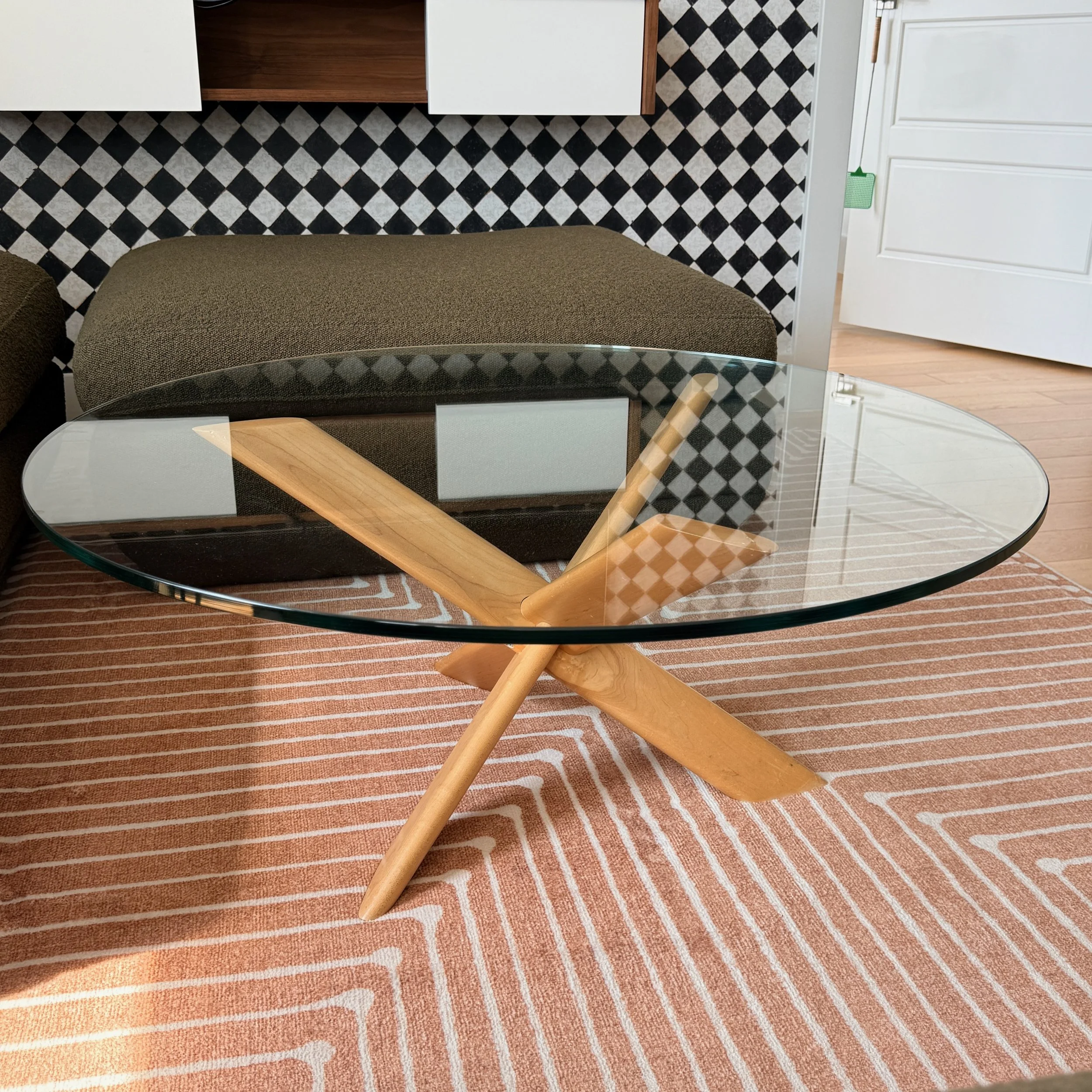 Room & Board Mid-Century Oak Base Coffee Table