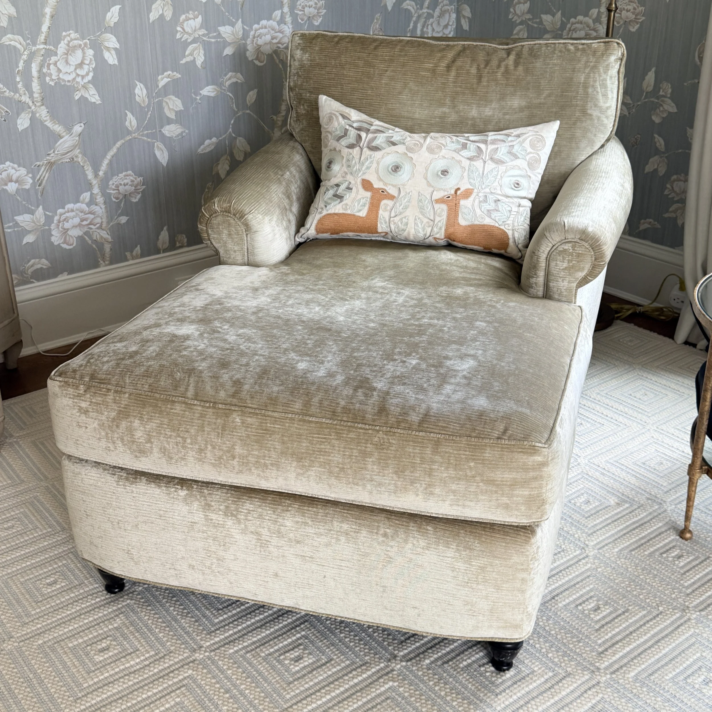 Velvet Chaise
