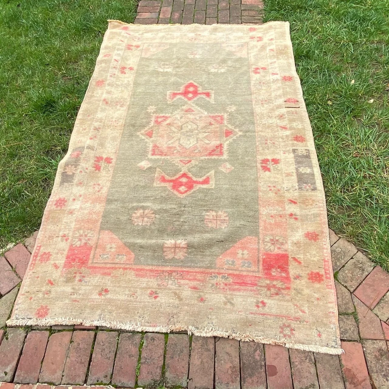 Vintage Distressed Oushak RICHMOND — GoneGirl