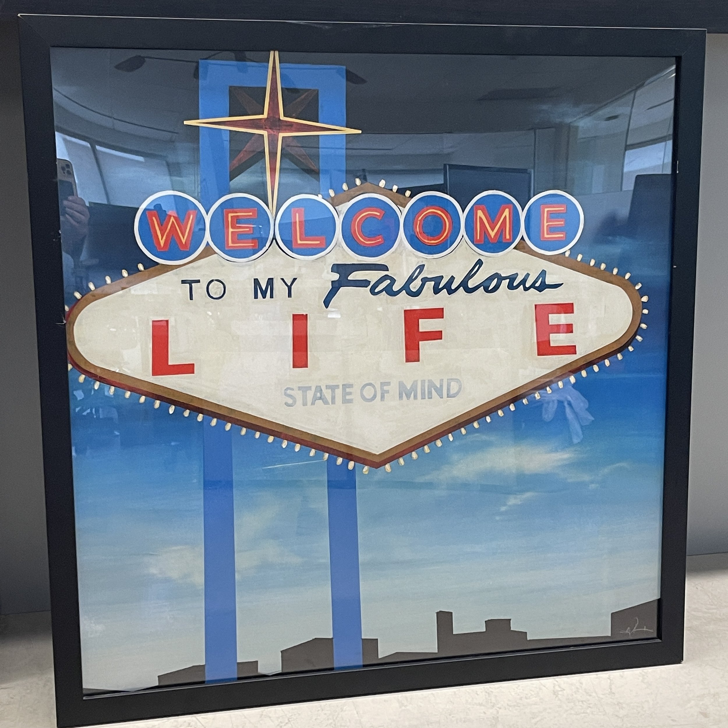 Welcome to My Fabulous Life Framed Art — GoneGirl