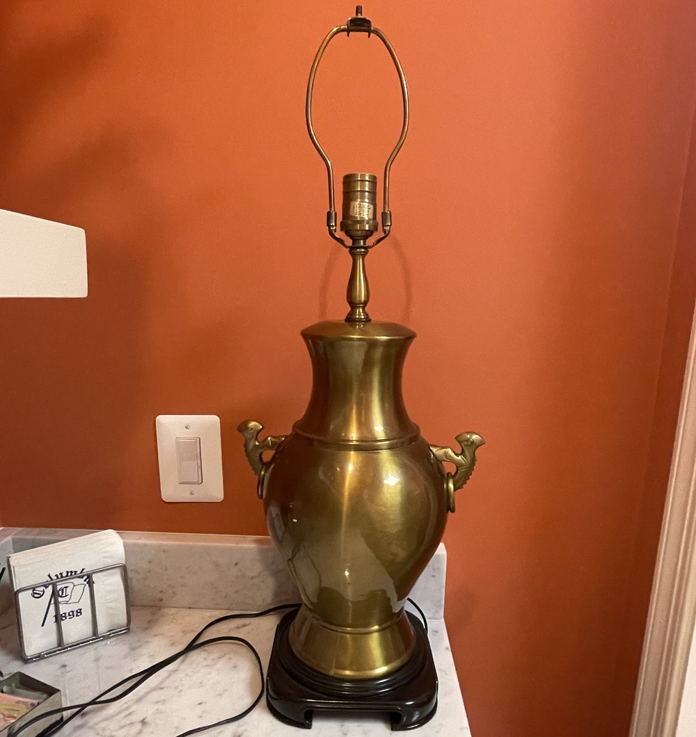Vintage Wildwood Brass Lamp — GoneGirl