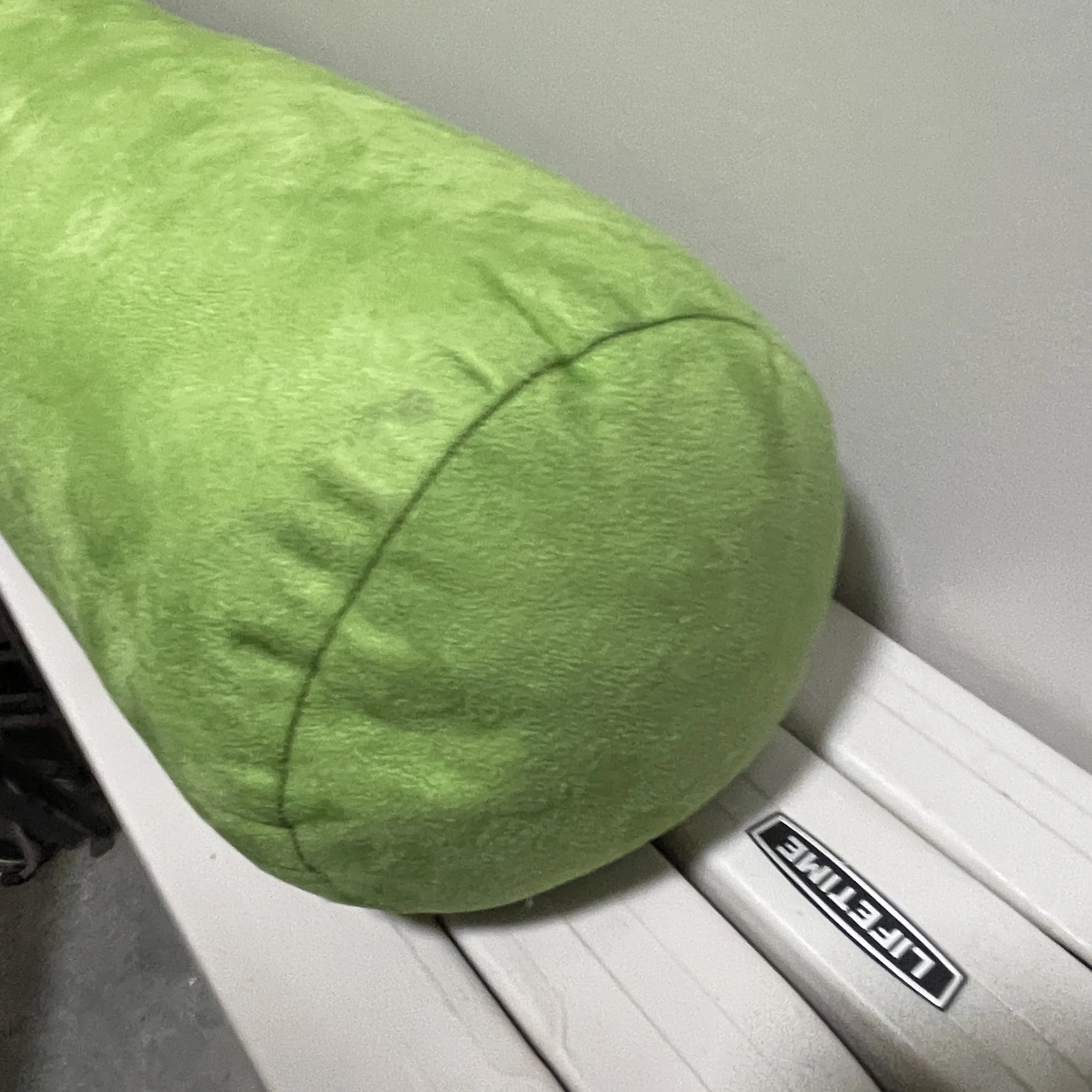 Kelly Green Bolster Pillow — GoneGirl