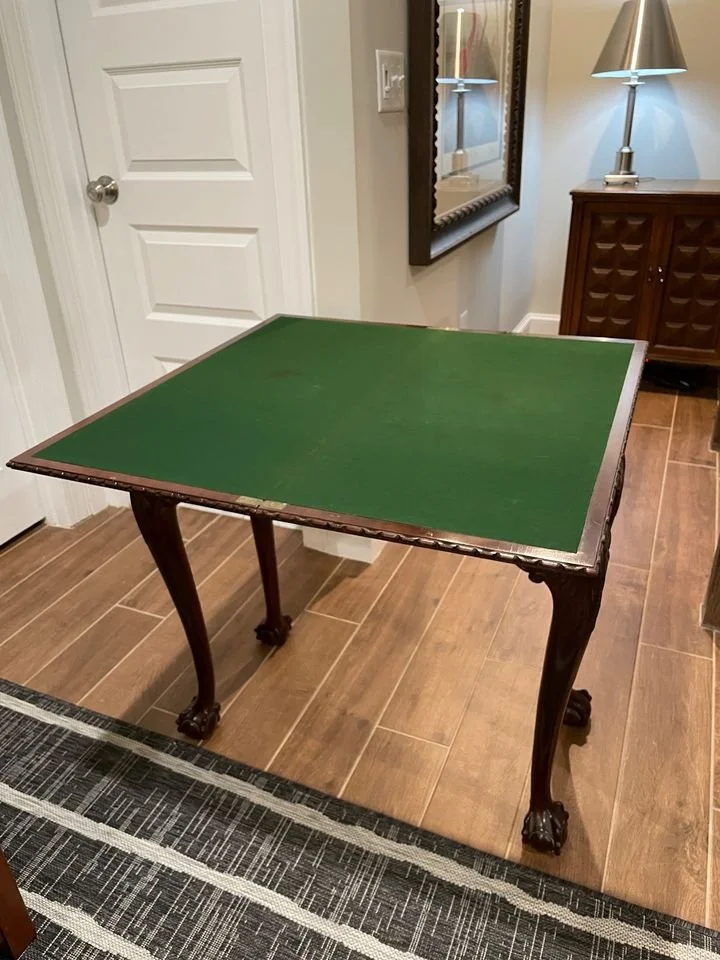 Vintage Fold Out Game Table — GoneGirl