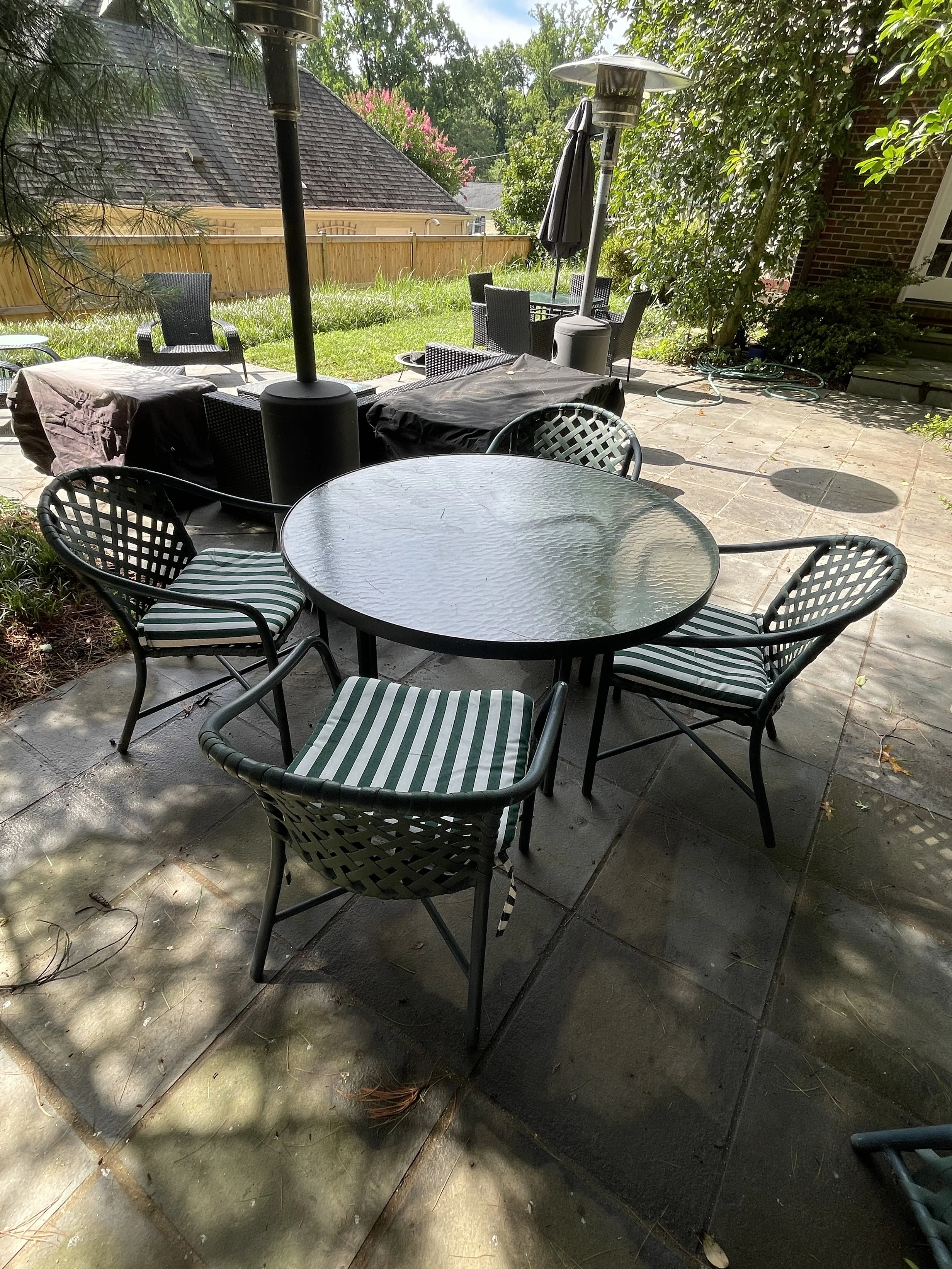 1980s Brown Jordan Tamiami Patio Table and Four Chairs — GoneGirl