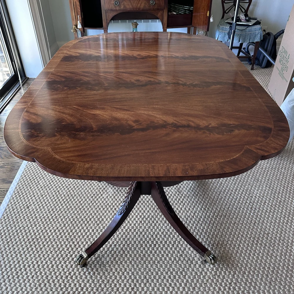 Baker Furniture Historic Charleston Double Pedestal Dining