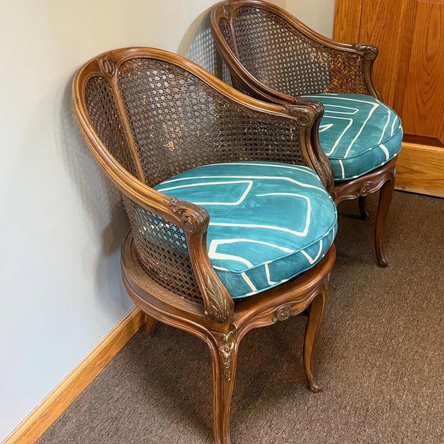 Barrel Aged
.
.
.
.
.
#canebarrelchair
#canechairs 
#canebackchair 
#graffitochair
#kellywearstler
#kellywearstlerfabric
#leejofa 
#leejofaluxury
@chairishco
#chairishsuperseller 
#gonegirlhome